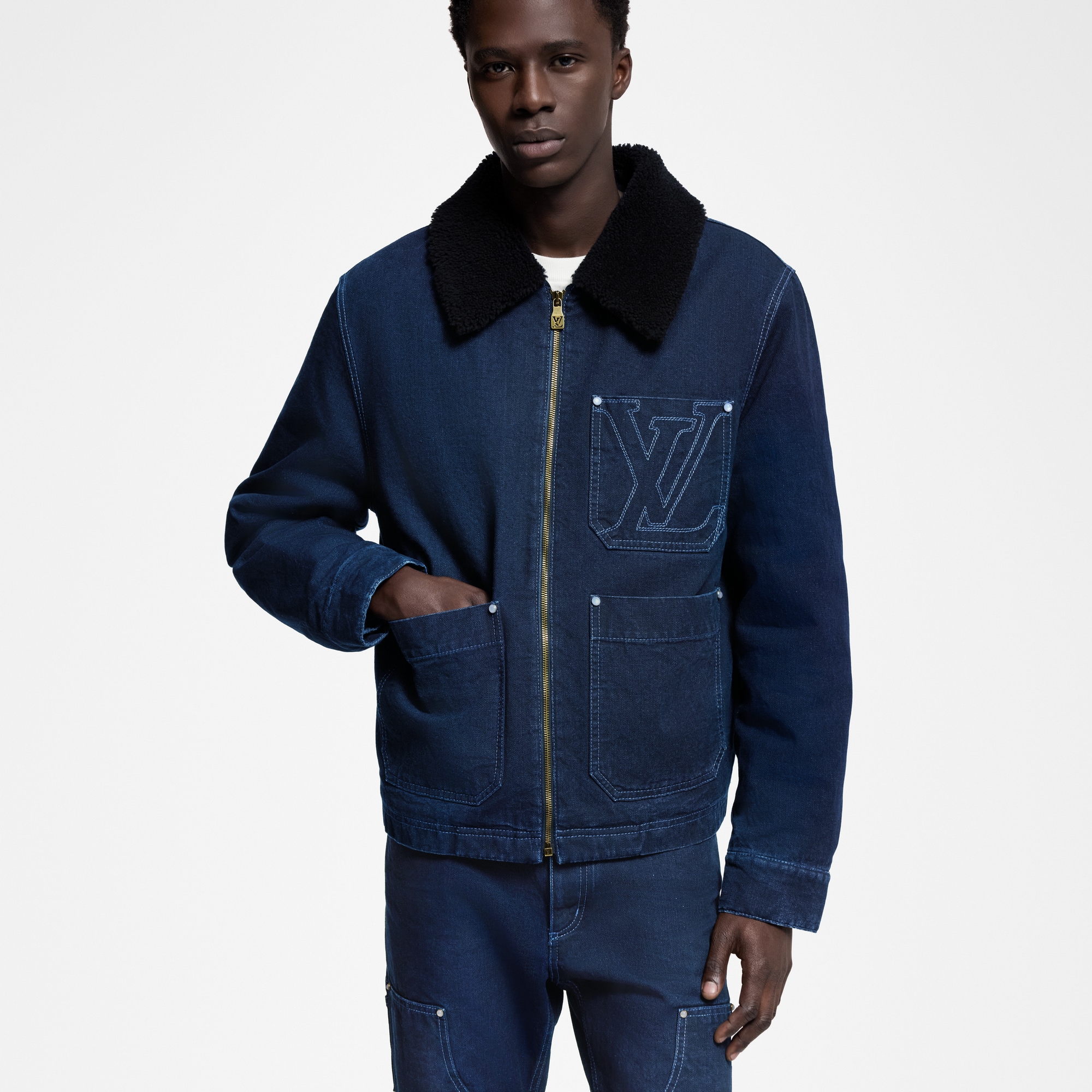 Chaqueta vaquera de estilo utilitario  Hombre Prêt-à-Porter Cazadoras y abrigos | LOUIS VUITTON (Zoom de producto)