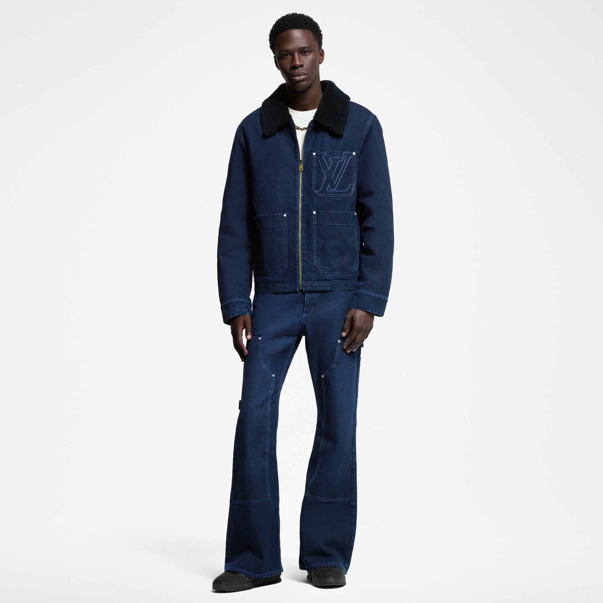 Chaqueta vaquera de estilo utilitario  Hombre Prêt-à-Porter Cazadoras y abrigos | LOUIS VUITTON (Zoom de producto)
