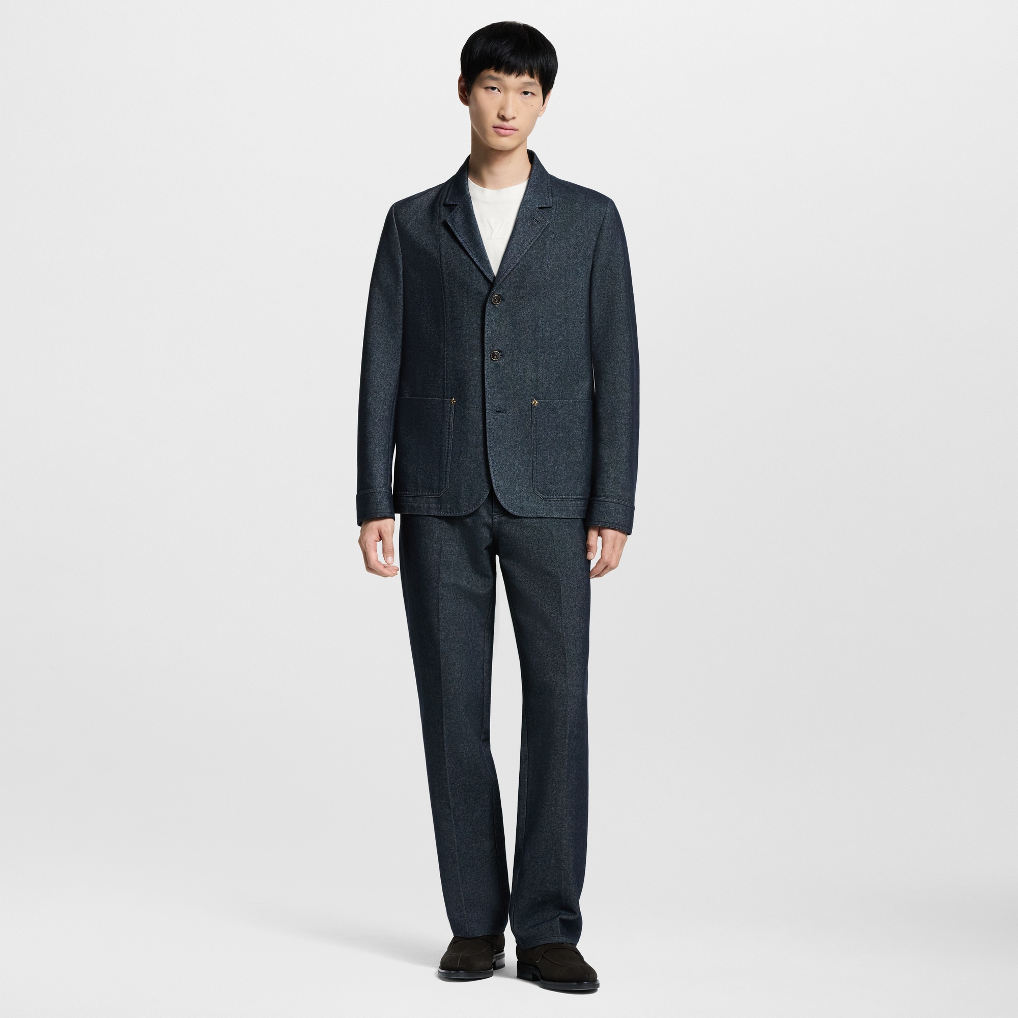 Chaqueta vaquera en mezcla de materiales  Hombre Prêt-à-Porter Americanas y chaquetas | LOUIS VUITTON (Zoom de producto)