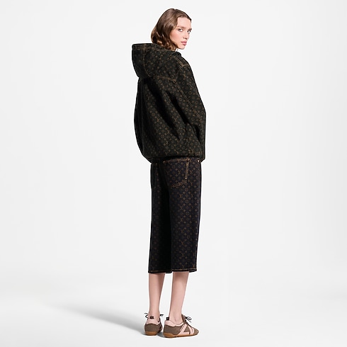 Chaqueta vaquera Monogram con cremallera Mujer Prêt-à-Porter Abrigos y chaquetas | LOUIS VUITTON (Zoom de producto)