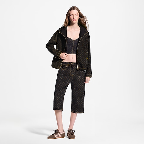Chaqueta vaquera Monogram con cremallera Mujer Prêt-à-Porter Abrigos y chaquetas | LOUIS VUITTON (Zoom de producto)
