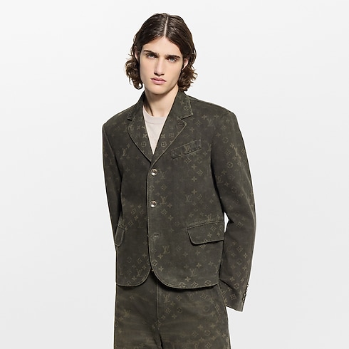 Chaqueta vaquera Monogram encerada Hombre Prêt-à-Porter Cazadoras y abrigos | LOUIS VUITTON (Zoom de producto)