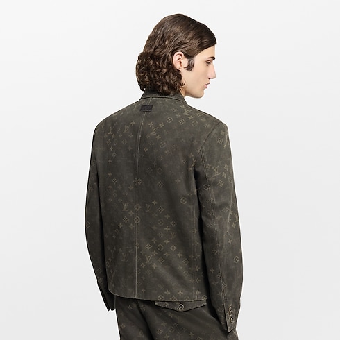 Chaqueta vaquera Monogram encerada Hombre Prêt-à-Porter Cazadoras y abrigos | LOUIS VUITTON (Zoom de producto)