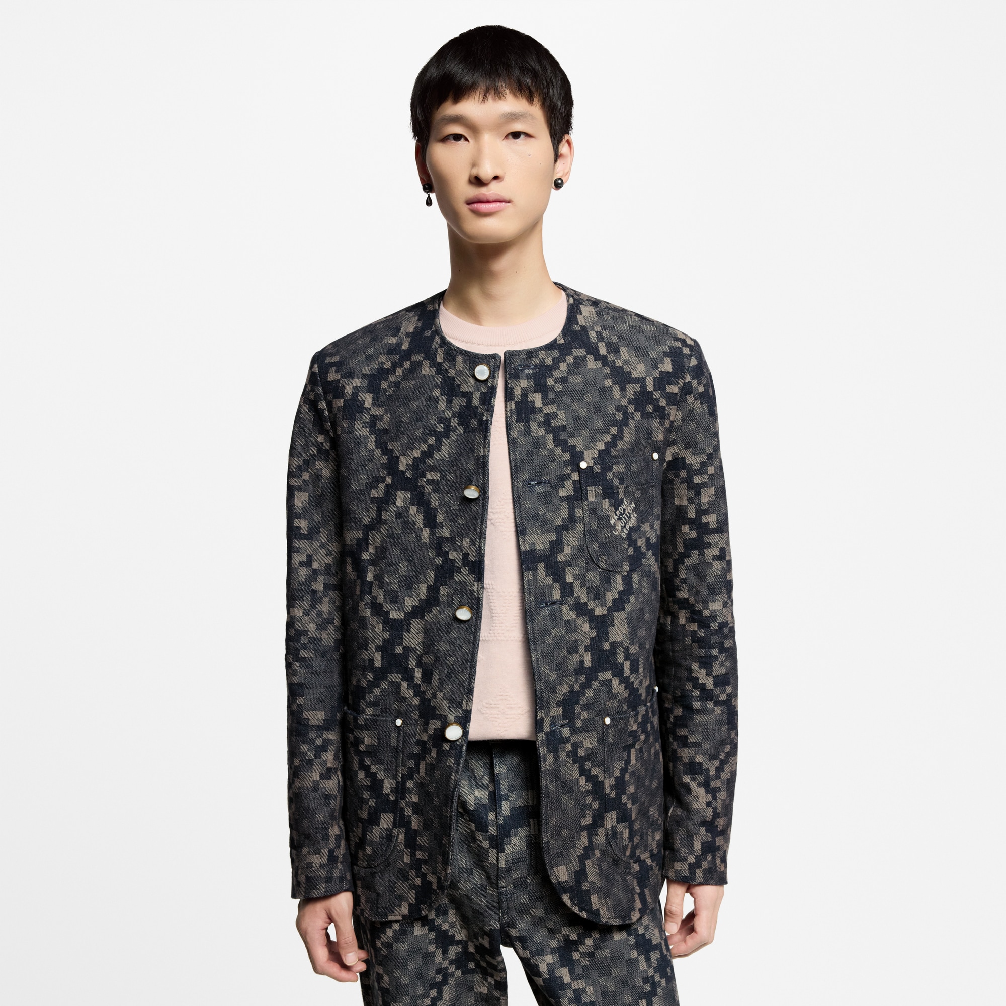 Chaqueta vaquera sin cuello  Hombre Prêt-à-Porter Todo Prêt-à-Porter | LOUIS VUITTON (Zoom de producto)