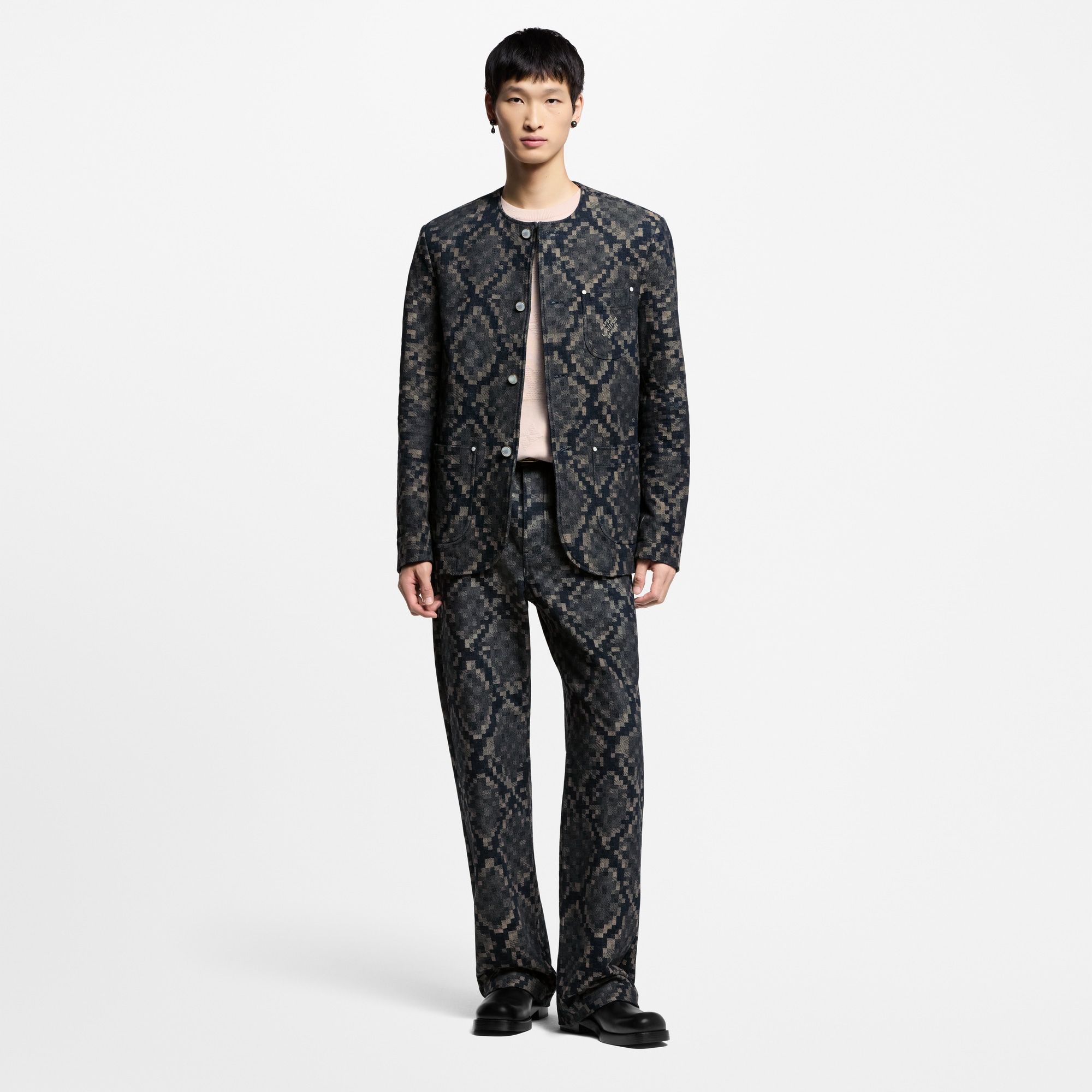 Chaqueta vaquera sin cuello  Hombre Prêt-à-Porter Todo Prêt-à-Porter | LOUIS VUITTON (Zoom de producto)