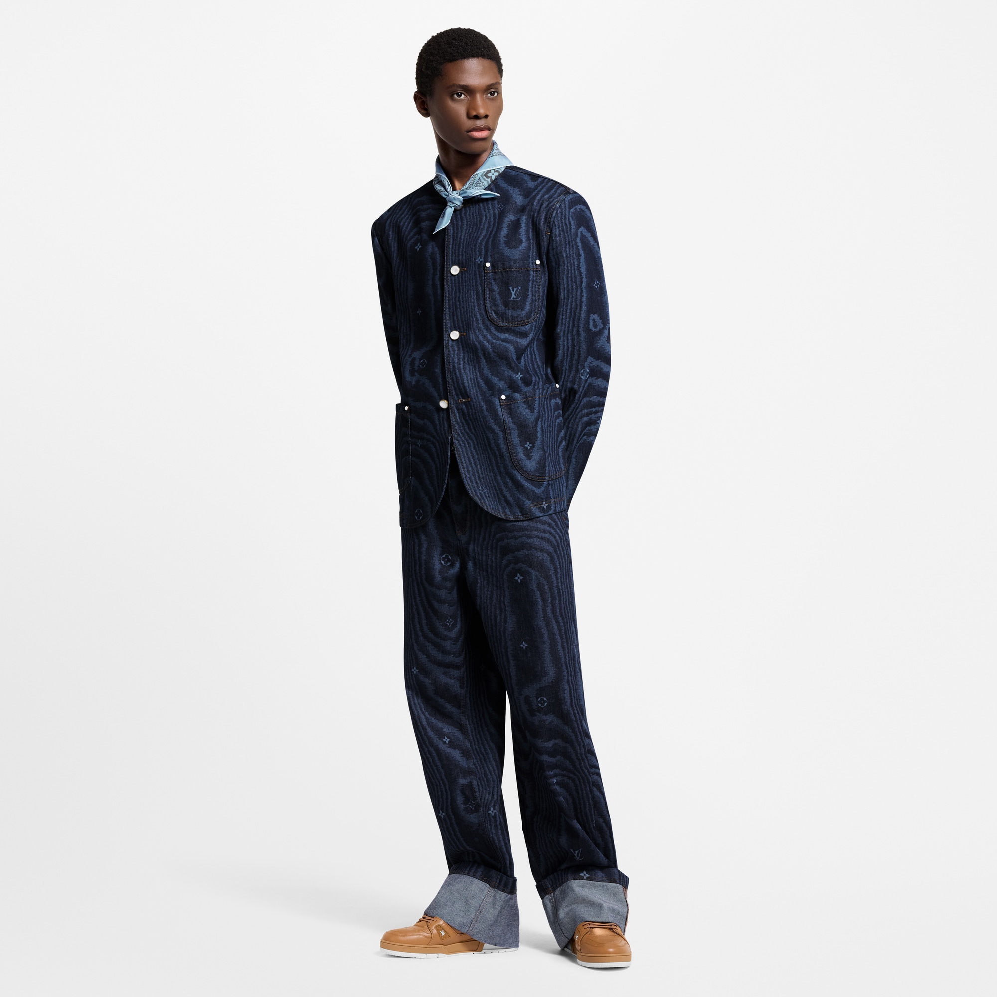Chaqueta vaquera sin cuello  Hombre Prêt-à-Porter Todo Prêt-à-Porter | LOUIS VUITTON (Zoom de producto)