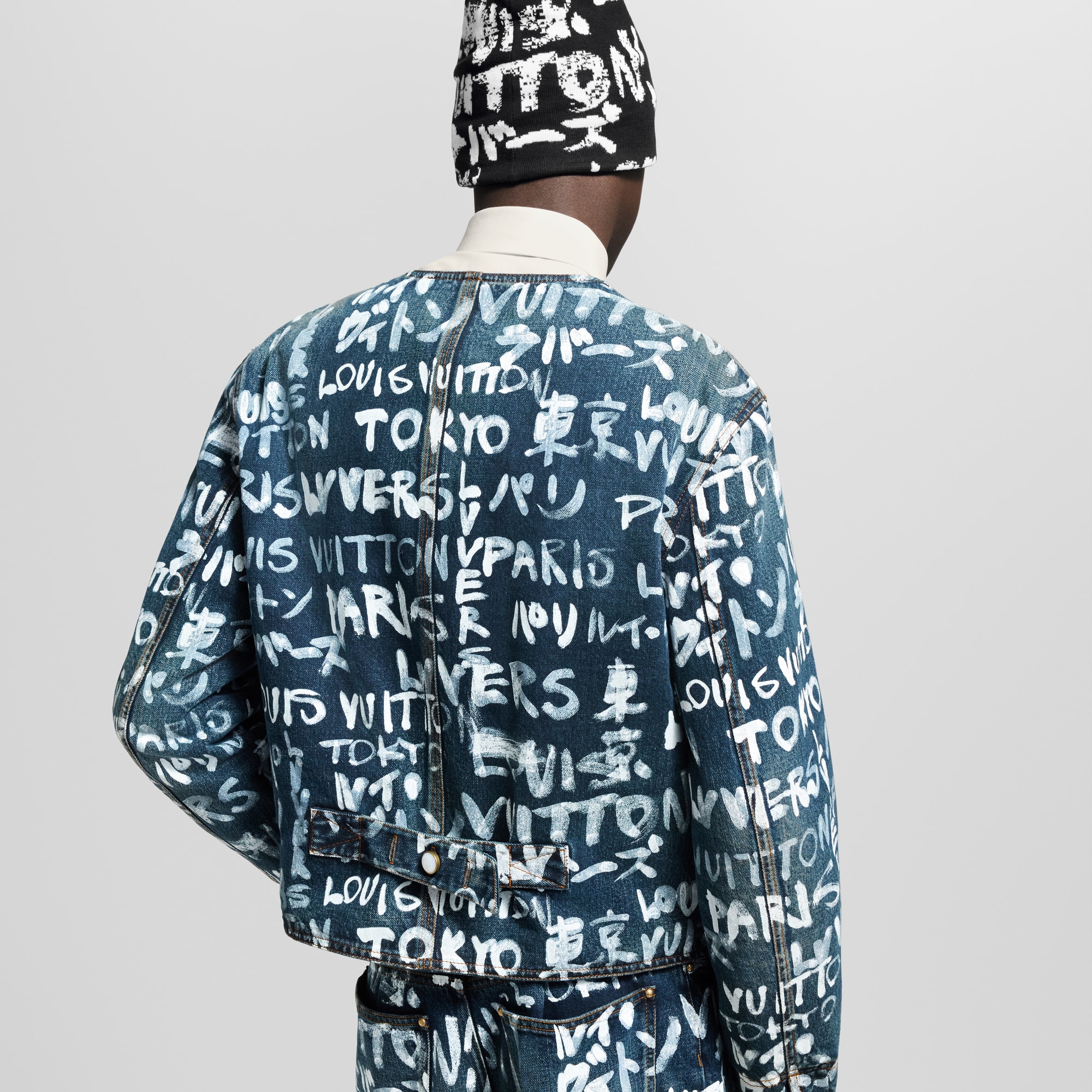 Chaqueta vaquera sin cuello  Hombre Prêt-à-Porter Americanas y chaquetas | LOUIS VUITTON (Zoom de producto)