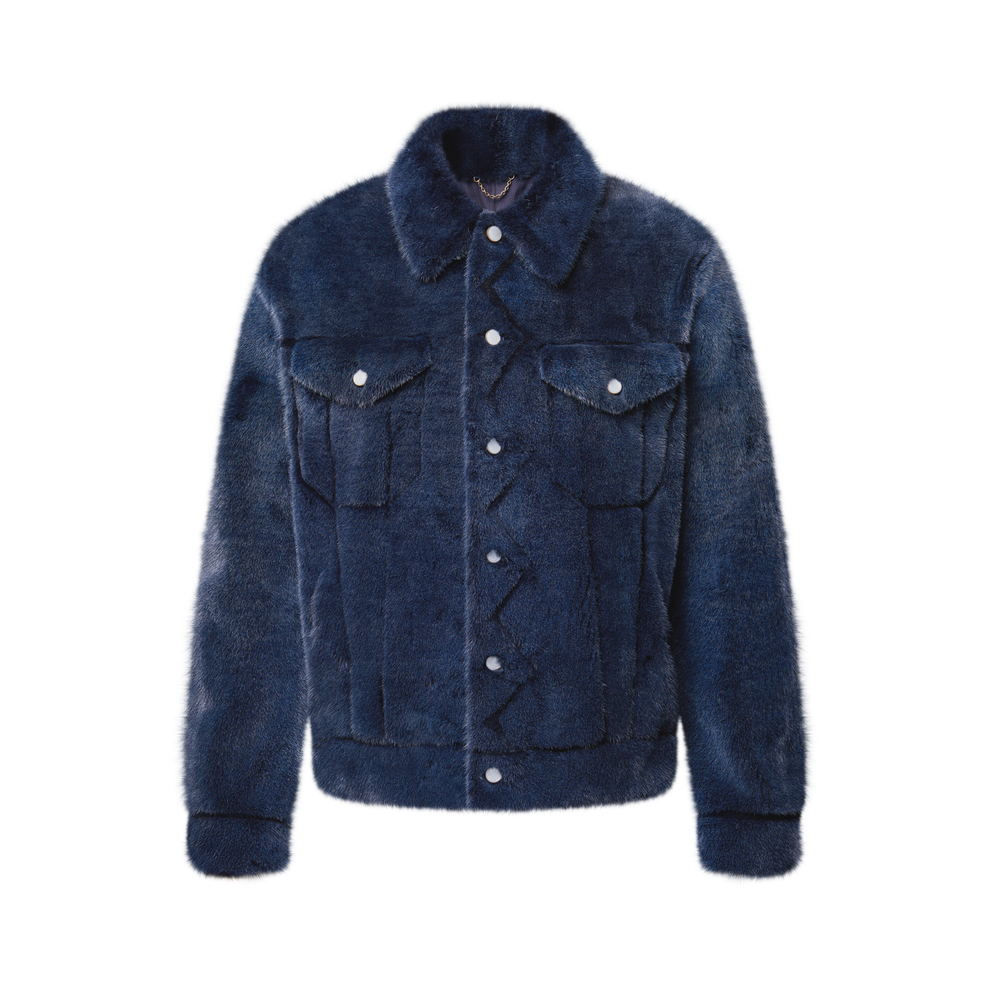 Chaqueta vaquera trucker de visón  Hombre Prêt-à-Porter Cazadoras y abrigos | LOUIS VUITTON (Zoom de producto)