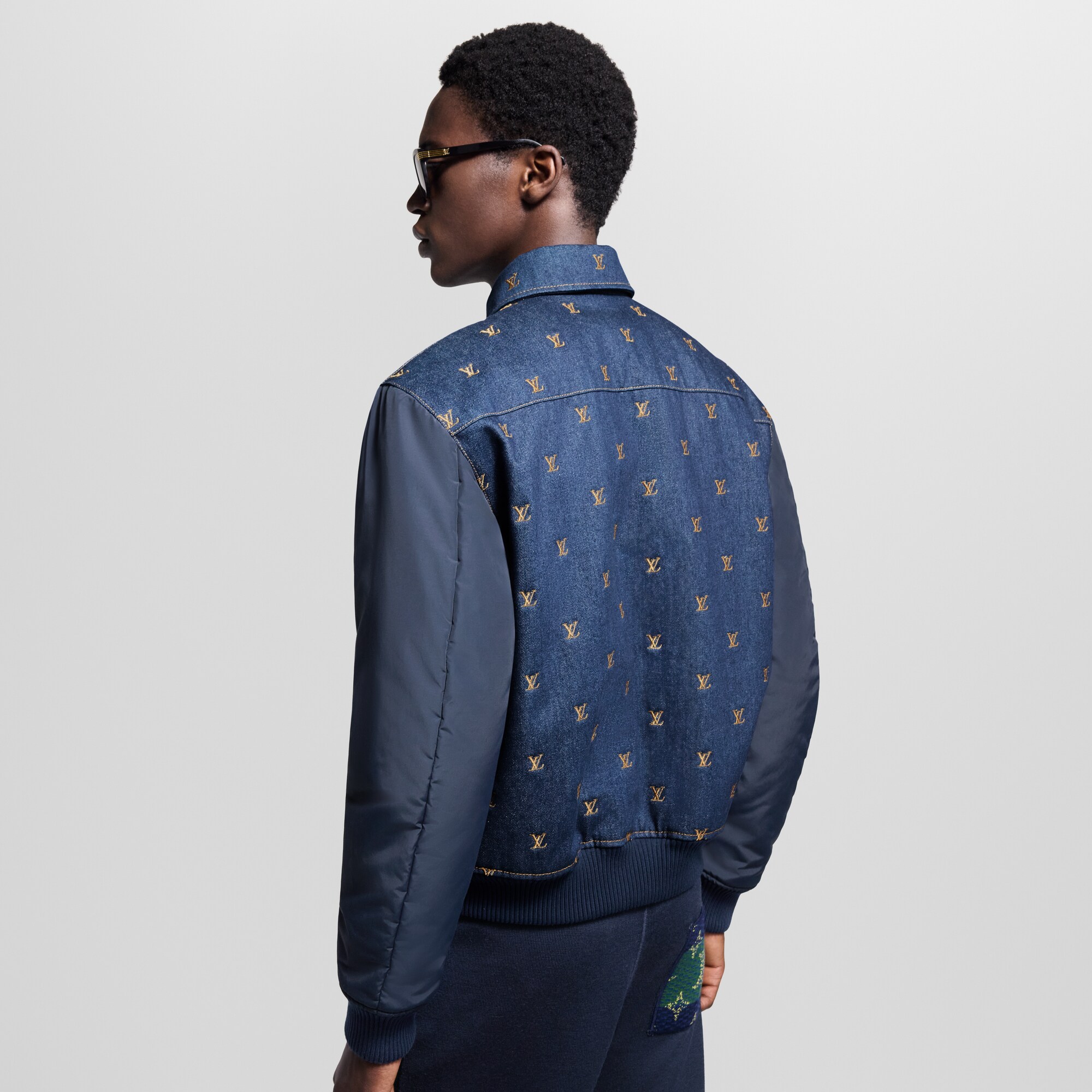 Chaqueta vaquera universitaria suprarreciclada  Hombre Prêt-à-Porter Cazadoras y abrigos | LOUIS VUITTON (Zoom de producto)