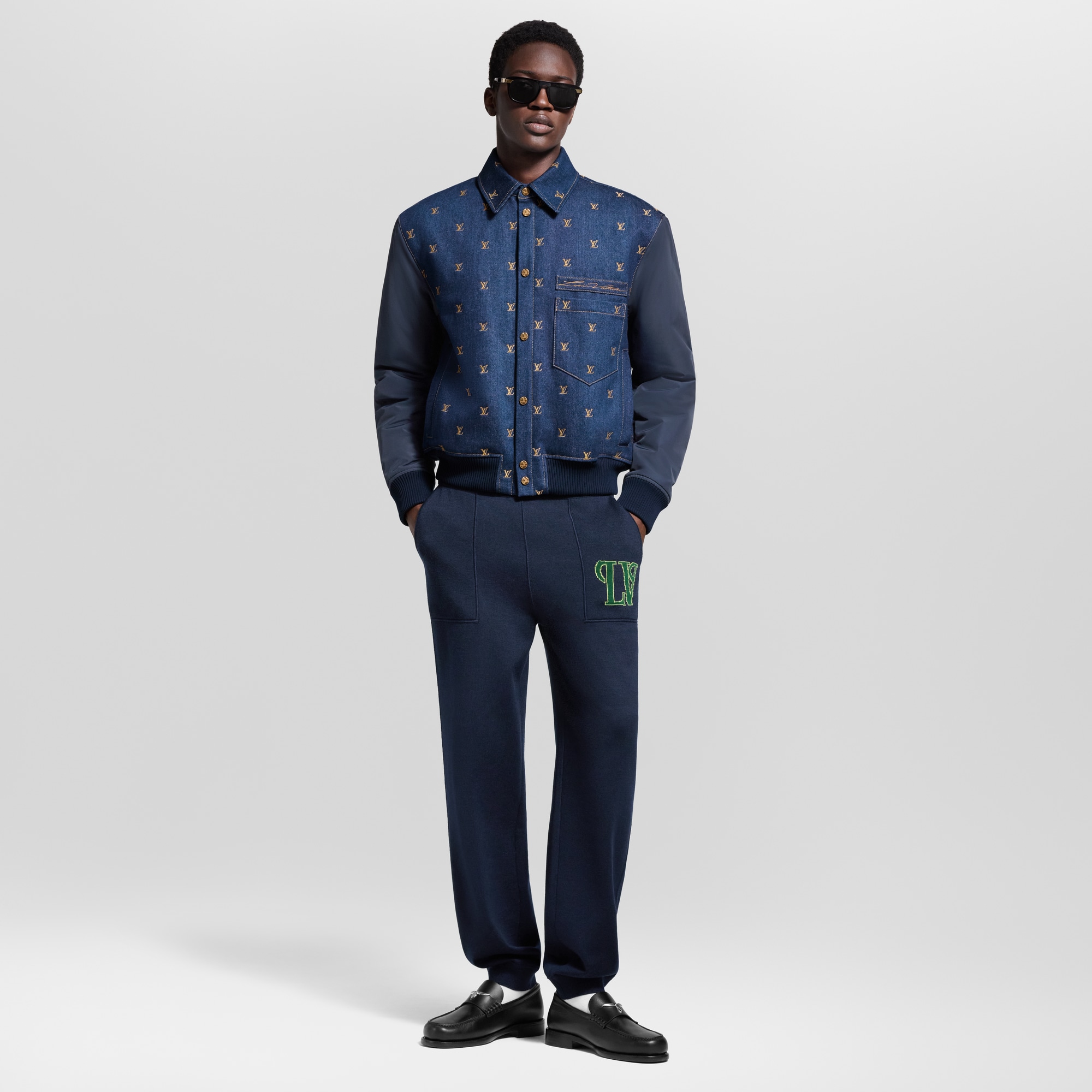 Chaqueta vaquera universitaria suprarreciclada  Hombre Prêt-à-Porter Cazadoras y abrigos | LOUIS VUITTON (Zoom de producto)