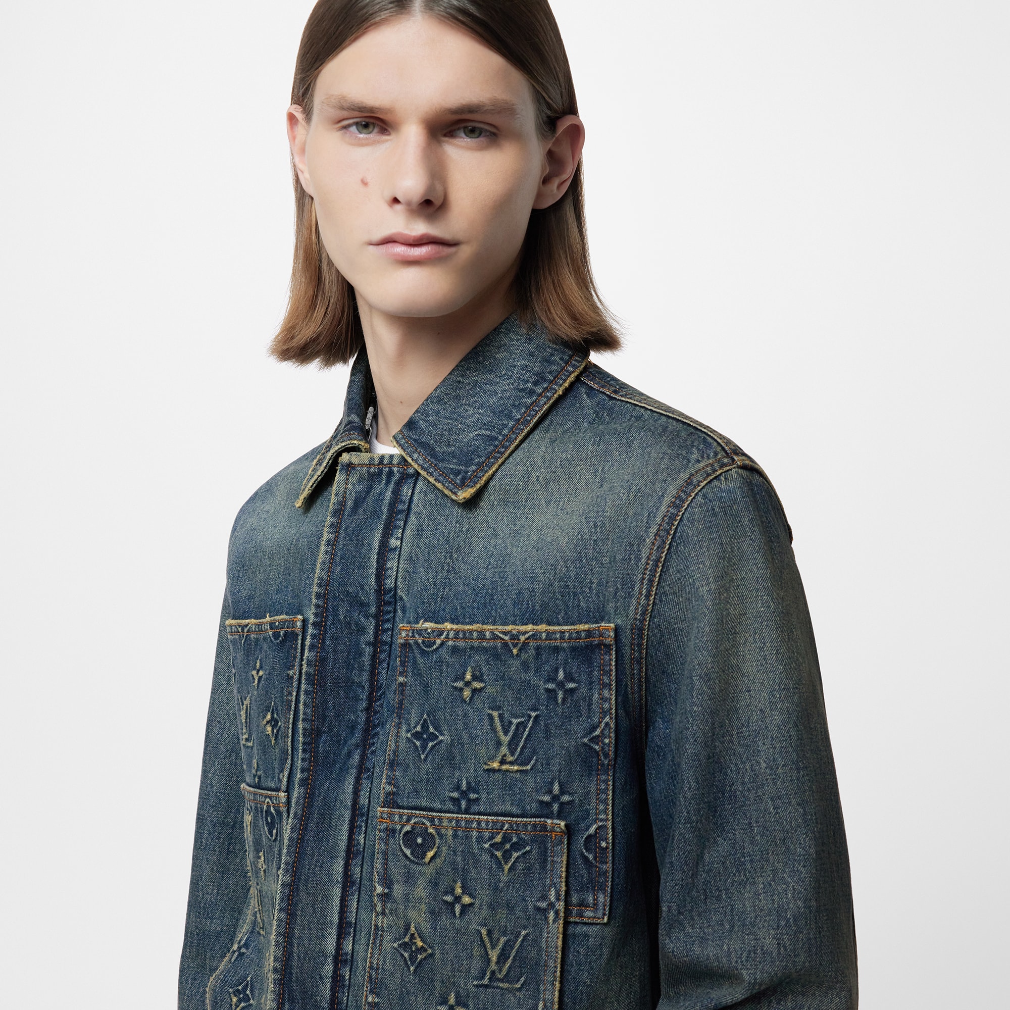 Chaqueta vaquera utilitaria  Hombre Prêt-à-Porter Cazadoras y abrigos | LOUIS VUITTON (Zoom de producto)