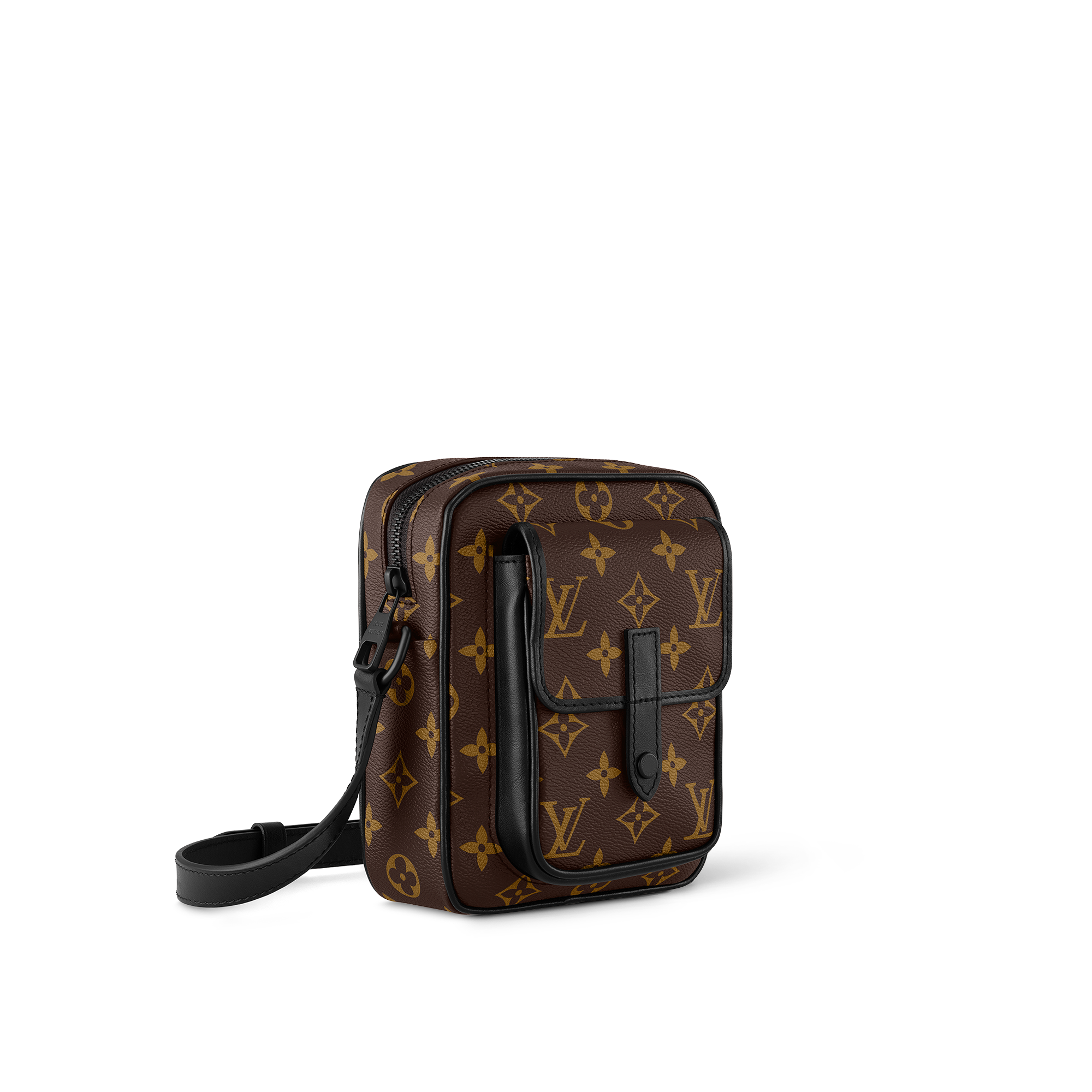 Christopher Wearable Wallet Lona Monogram Macassar Hombre Carteras y pequeña marroquinería Todas las carteras y pequeña marroquinería | LOUIS VUITTON (Zoom de producto)