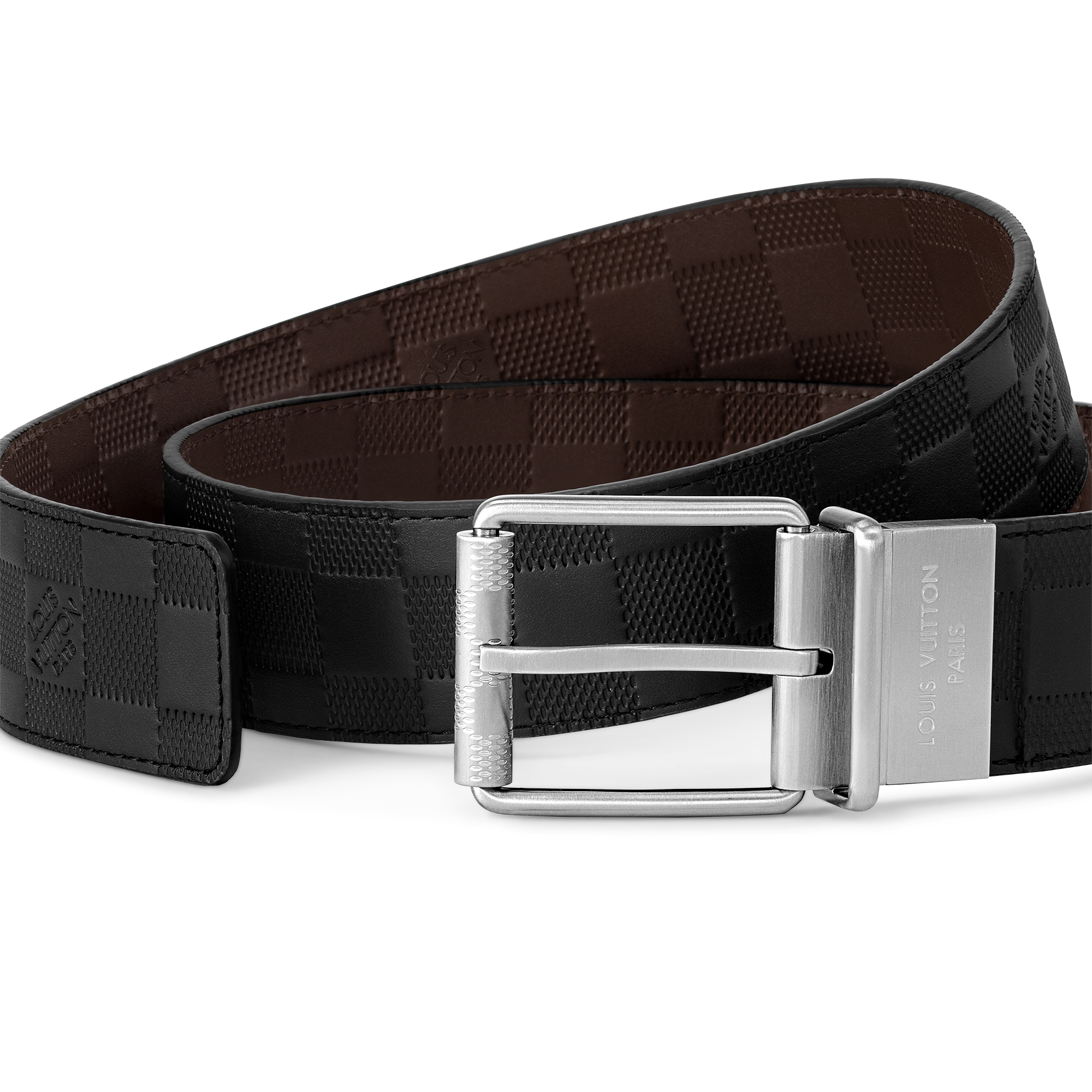 Cinturón Damier Reversible 40MM Piel Damier Infini Hombre Accesorios Cinturones | LOUIS VUITTON (Zoom de producto)