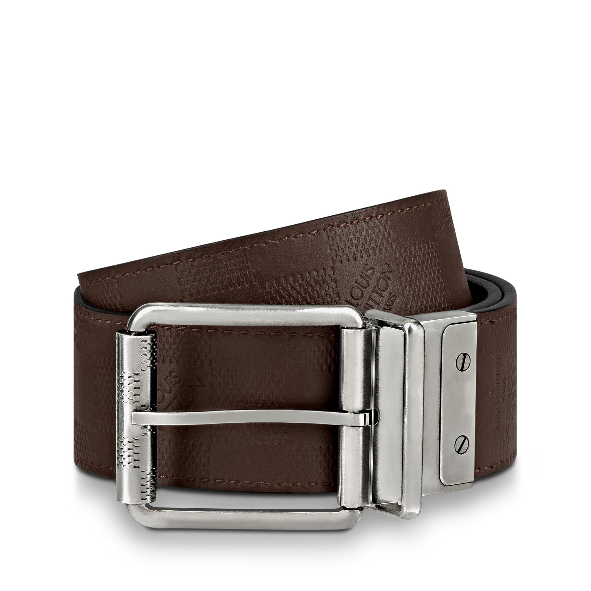 Cinturón Damier Reversible 40MM Piel Damier Infini Hombre Accesorios Cinturones | LOUIS VUITTON (Zoom de producto)