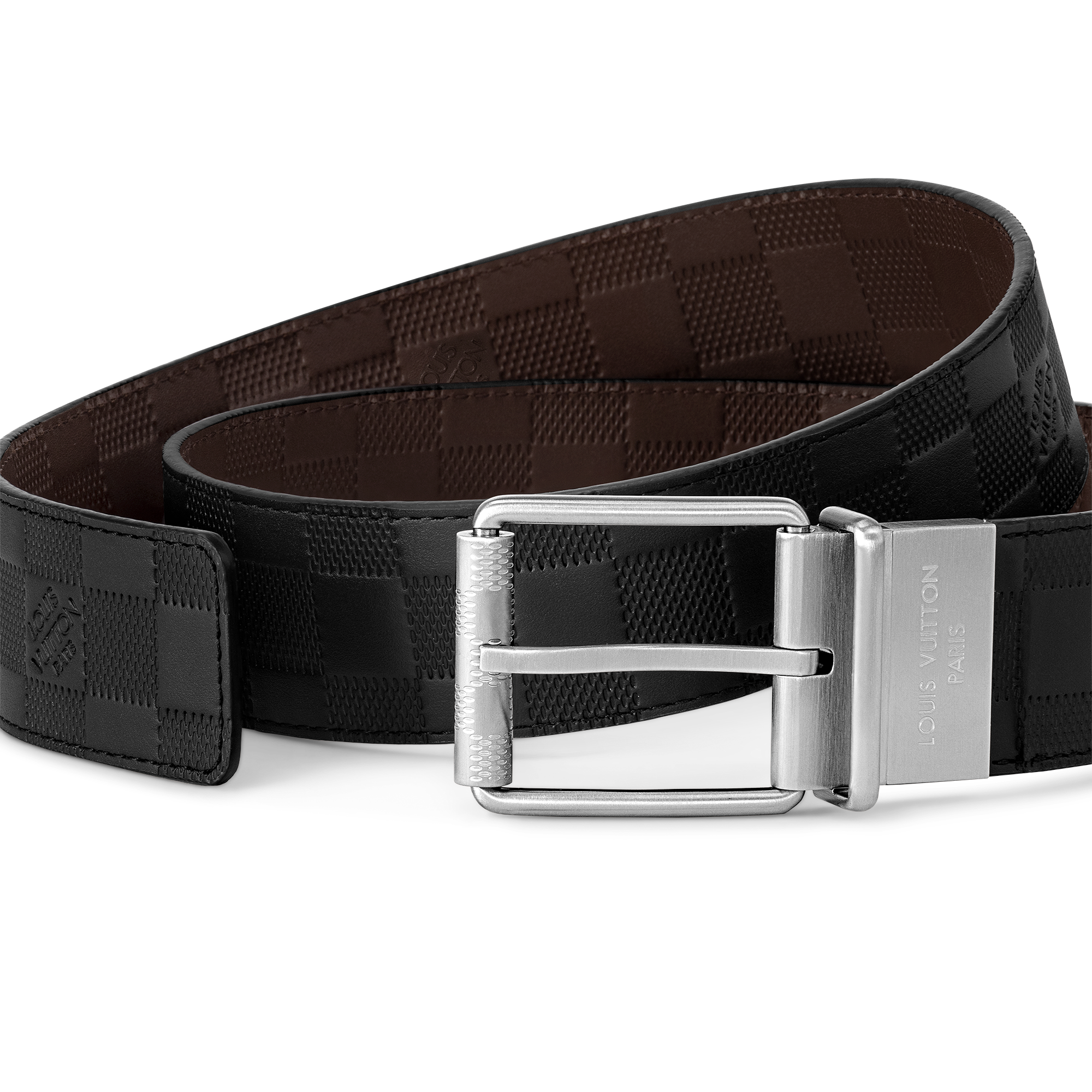 Cinturón Damier Reversible 40MM Piel Damier Infini Hombre Accesorios Cinturones | LOUIS VUITTON (Zoom de producto)