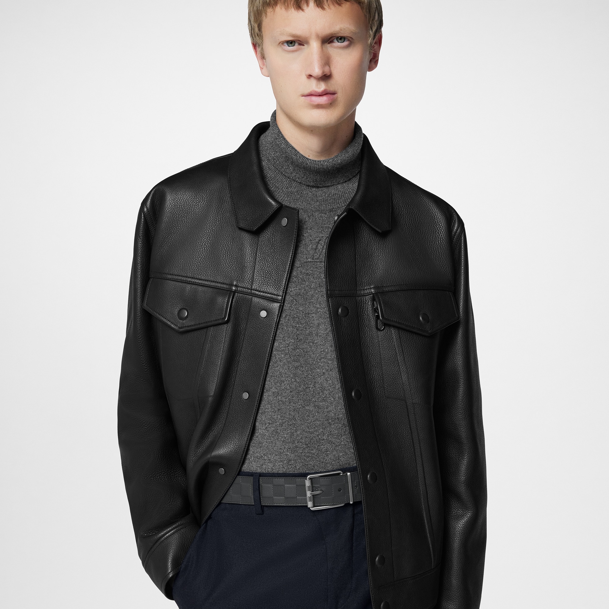 Cinturón Damier Reversible 40MM Piel Damier Infini Hombre Accesorios Cinturones | LOUIS VUITTON (Zoom de producto)