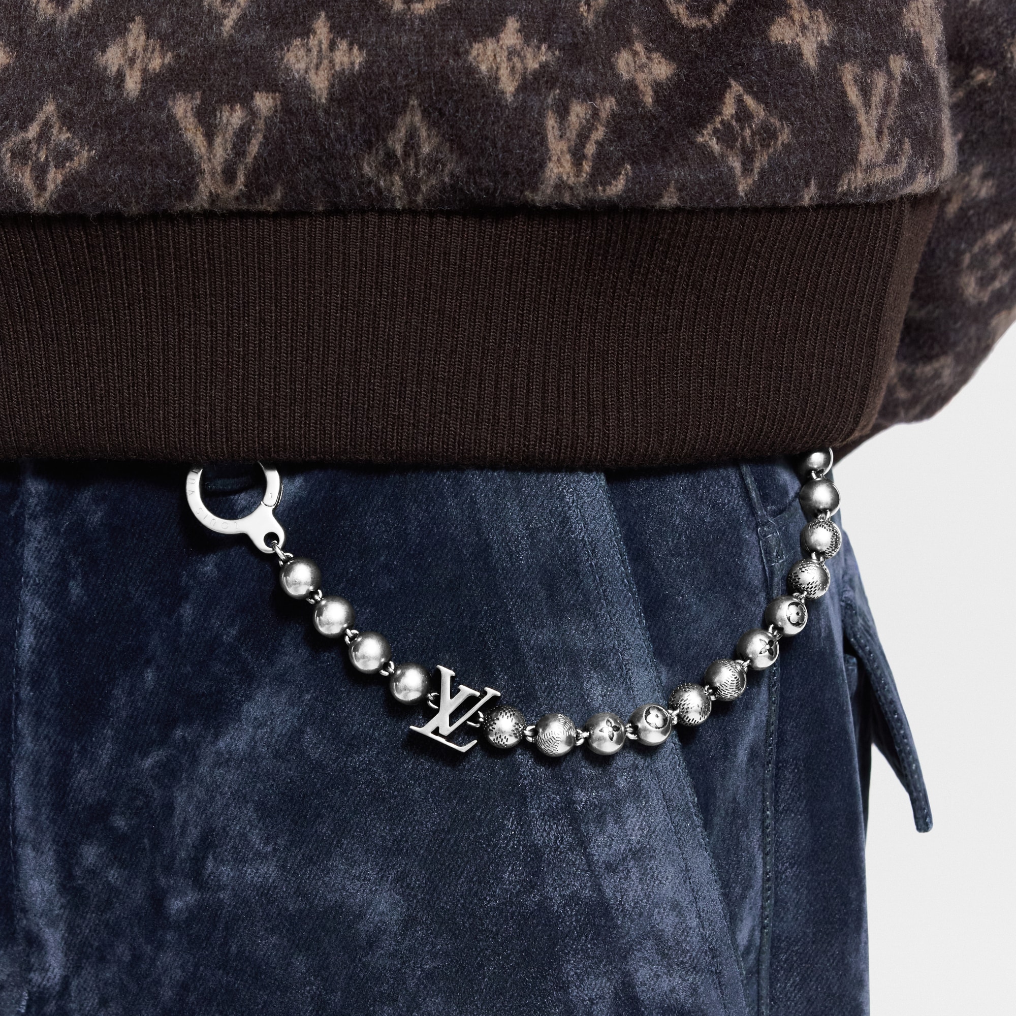 Cinturón de cadena Damier Staples S00 Hombre Accesorios Llaveros y charms | LOUIS VUITTON (Zoom de producto)