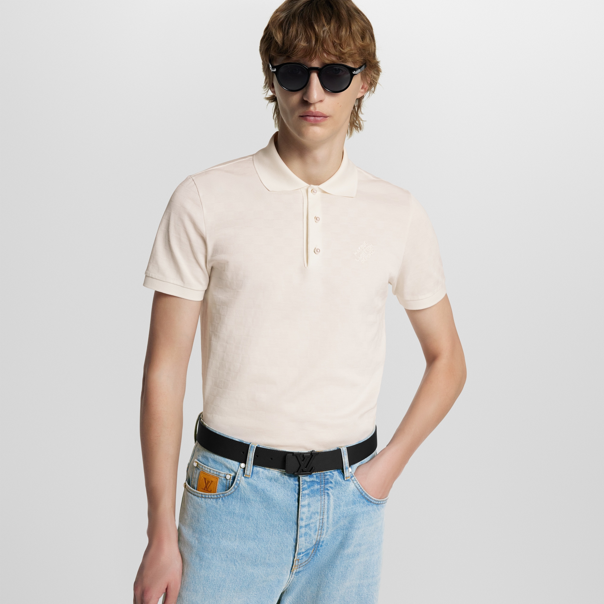 Cinturón LV Aerogram de 3,5 cm Otros pieles Hombre Accesorios Cinturones | LOUIS VUITTON (Zoom de producto)