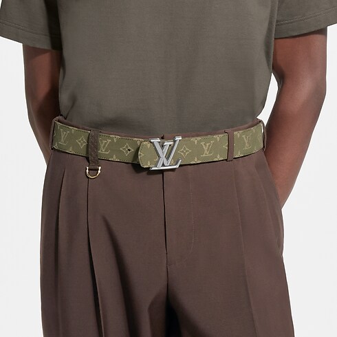 Cinturón LV Dimension Monogram Surplus Jacquard de 4 cm G77 Hombre Accesorios Cinturones | LOUIS VUITTON (Zoom de producto)