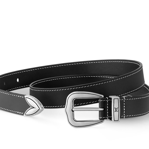 Cinturón LV Dust de 2,5 cm Hombre Accesorios Cinturones | LOUIS VUITTON (Zoom de producto)