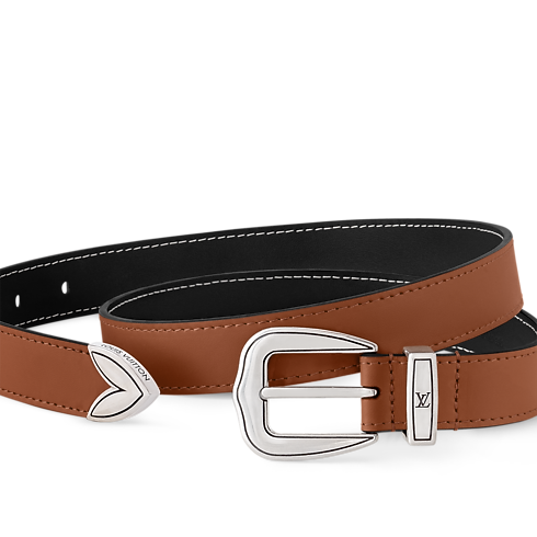 Cinturón LV Dust de 2,5 cm Hombre Accesorios Cinturones | LOUIS VUITTON (Zoom de producto)
