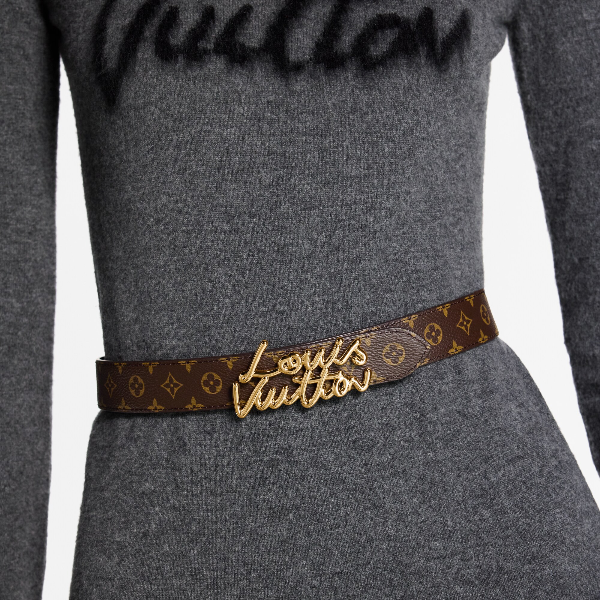 Cinturón LV Script de 3 cm  Mujer Accesorios Cinturones | LOUIS VUITTON (Zoom de producto)