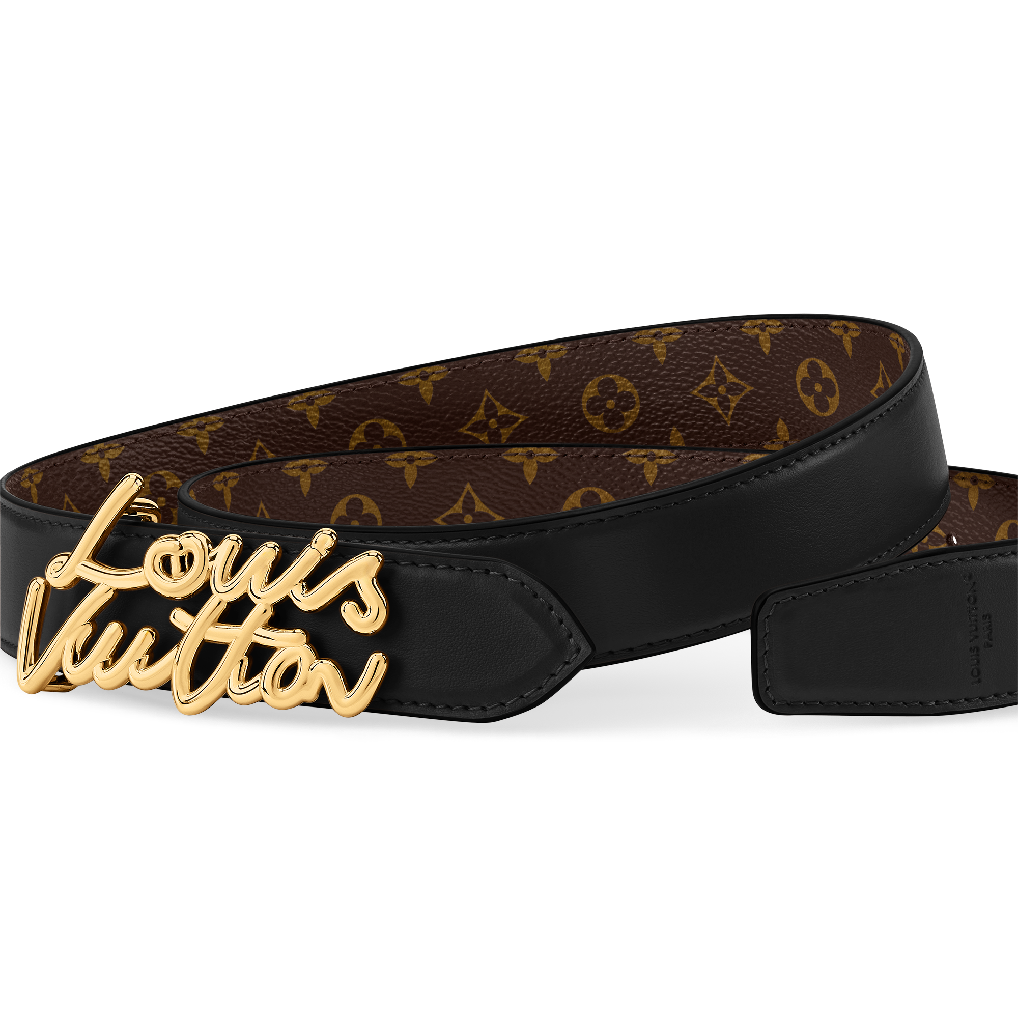 Cinturón LV Script de 3 cm  Mujer Accesorios Cinturones | LOUIS VUITTON (Zoom de producto)