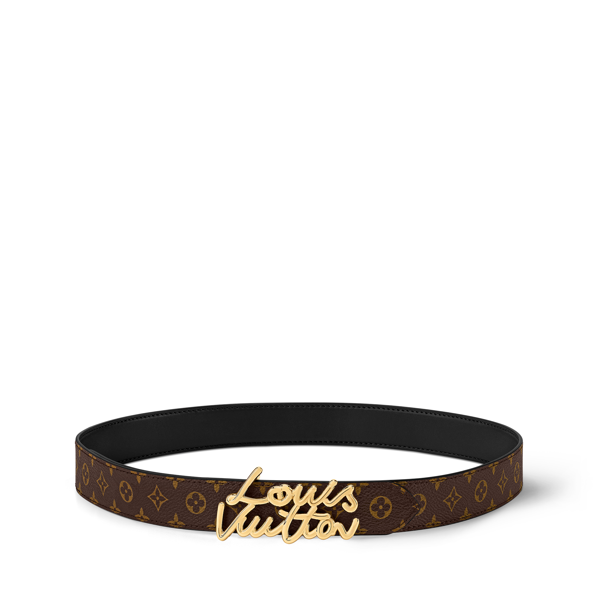 Cinturón LV Script de 3 cm  Mujer Accesorios Cinturones | LOUIS VUITTON (Zoom de producto)