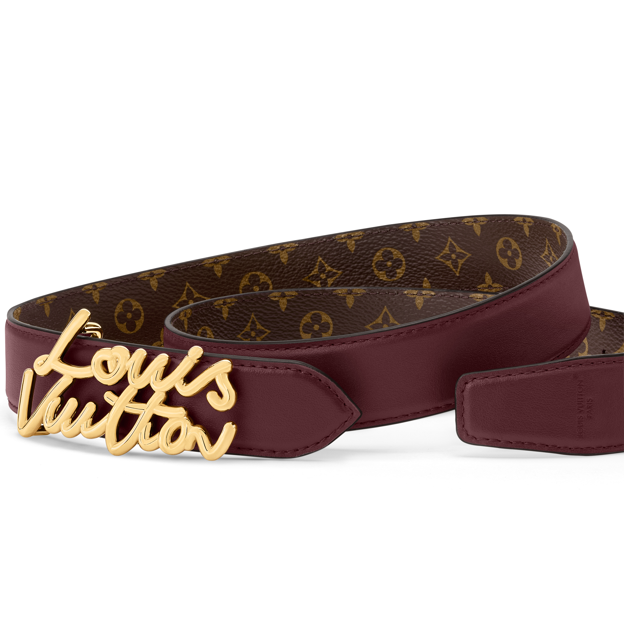 Cinturón LV Script de 3 cm  Mujer Accesorios Cinturones | LOUIS VUITTON (Zoom de producto)