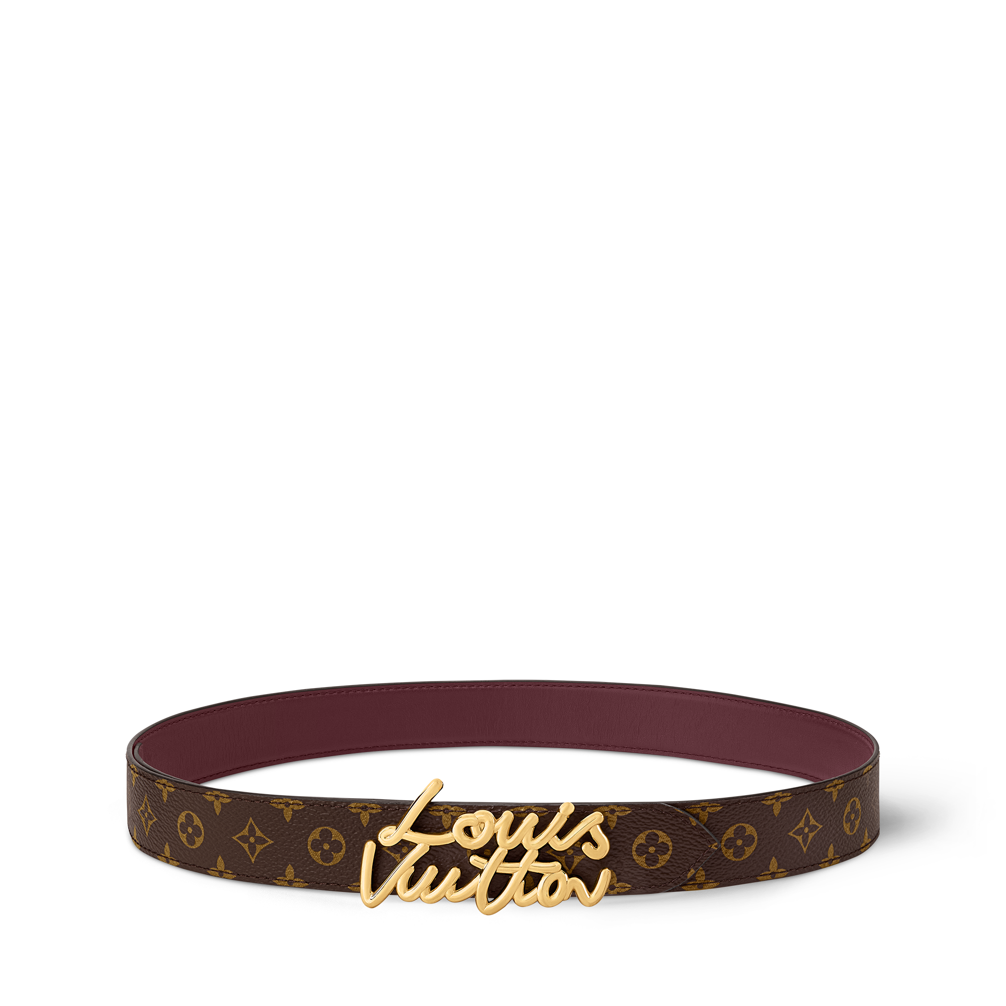 Cinturón LV Script de 3 cm  Mujer Accesorios Cinturones | LOUIS VUITTON (Zoom de producto)