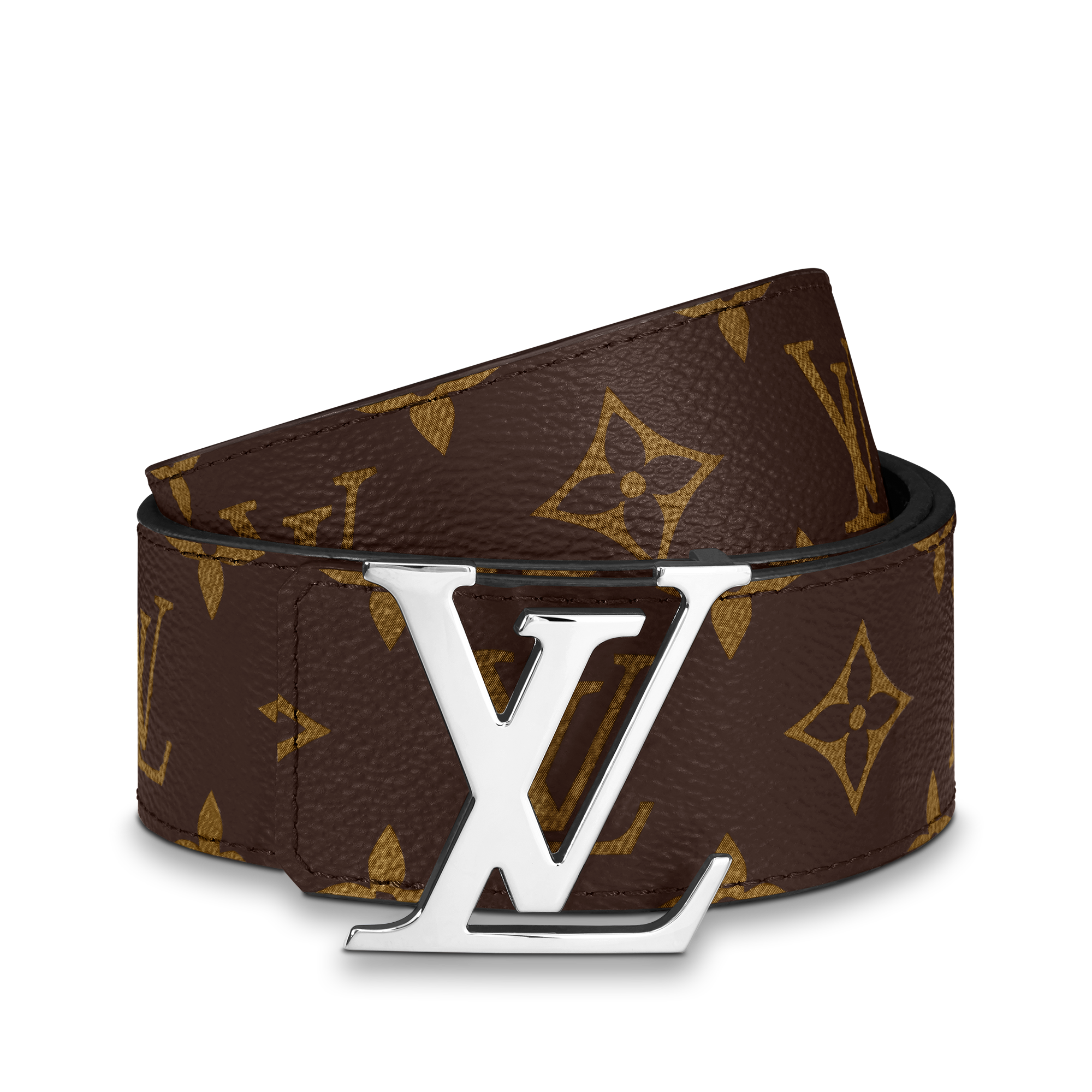 Cinturón Monogram reversible LV Initiales Lona Monogram Macassar Hombre Accesorios Cinturones | LOUIS VUITTON (Zoom de producto)