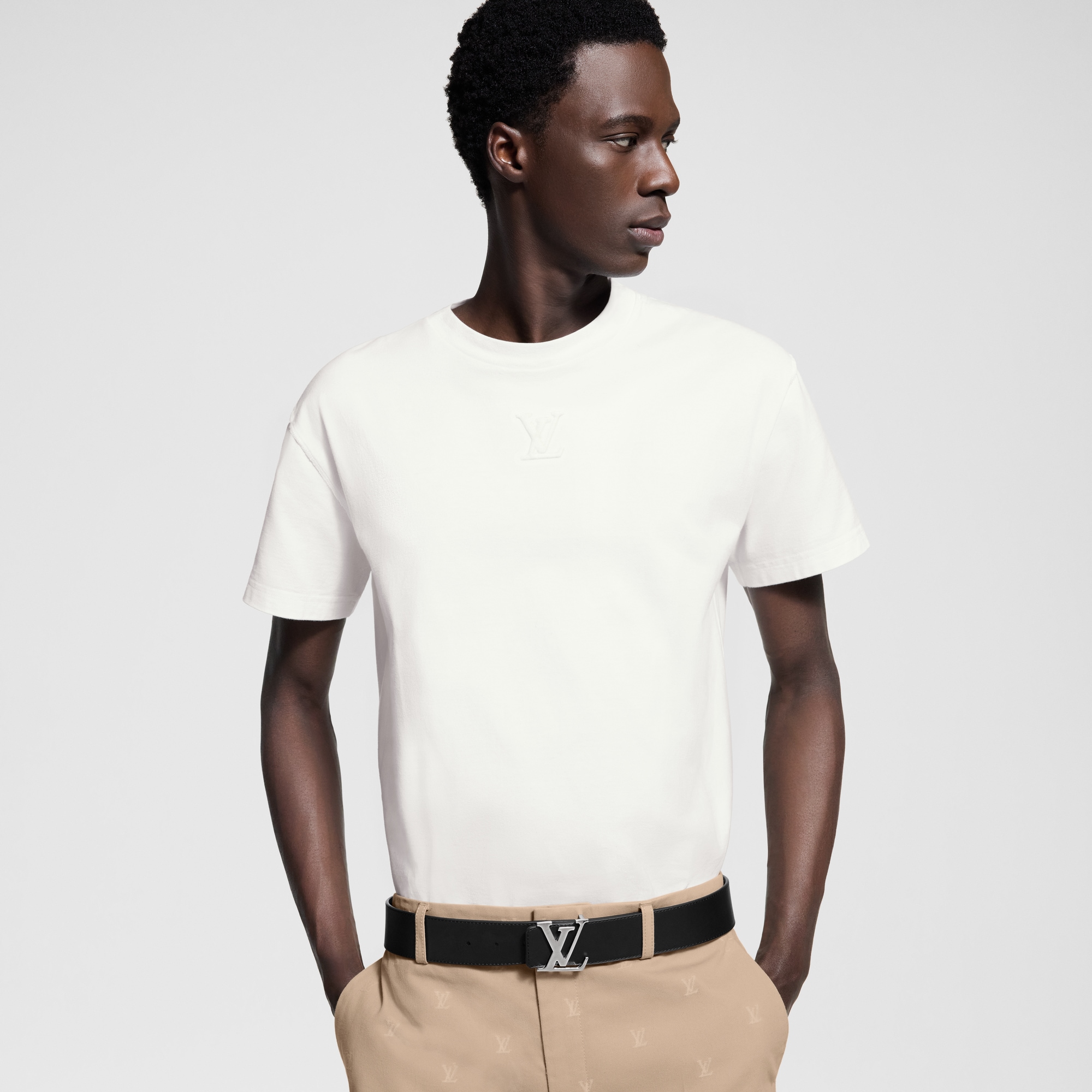 Cinturón Monogram reversible LV Initiales Lona Monogram Macassar Hombre Accesorios Cinturones | LOUIS VUITTON (Zoom de producto)