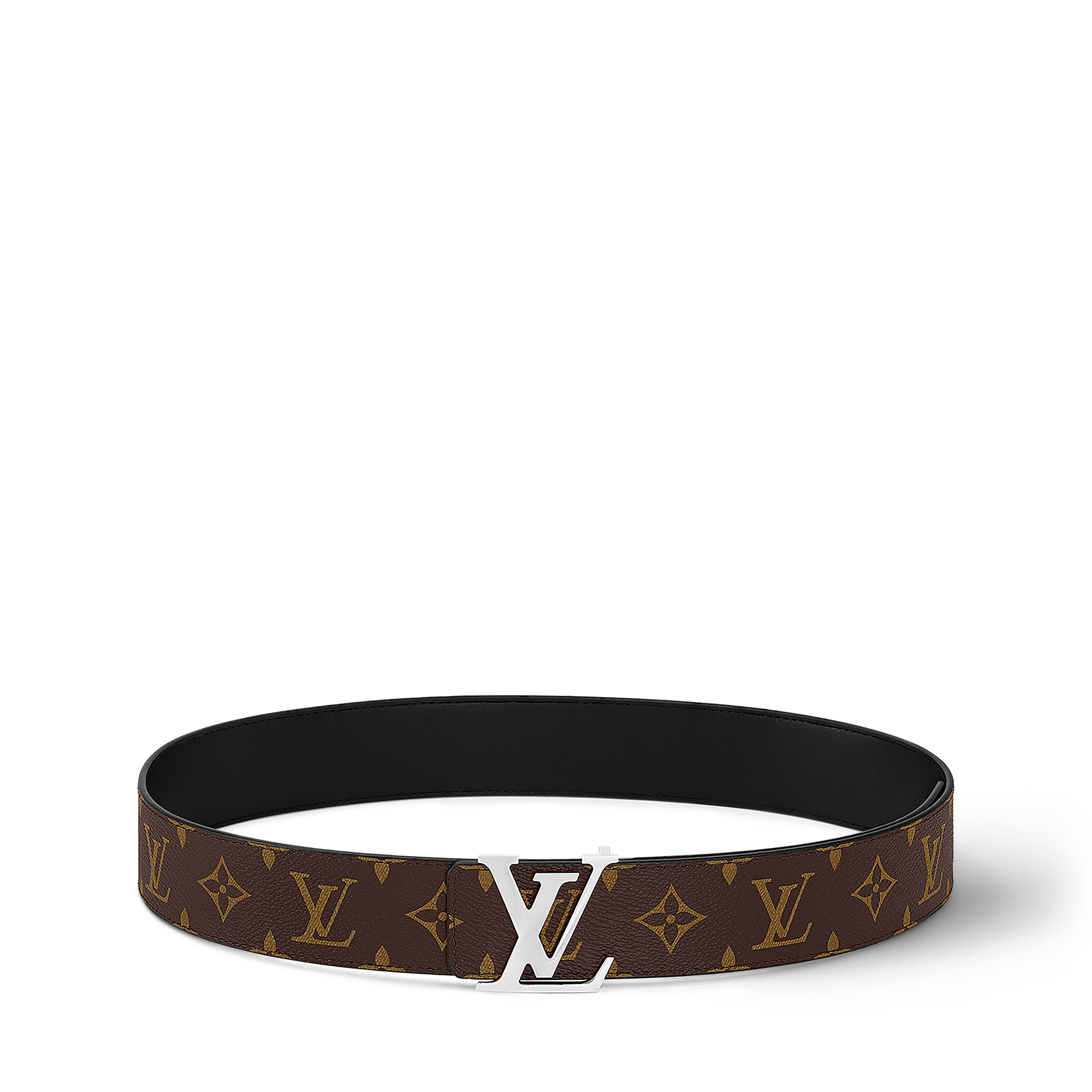 Cinturón Monogram reversible LV Initiales Lona Monogram Macassar Hombre Accesorios Cinturones | LOUIS VUITTON (Zoom de producto)