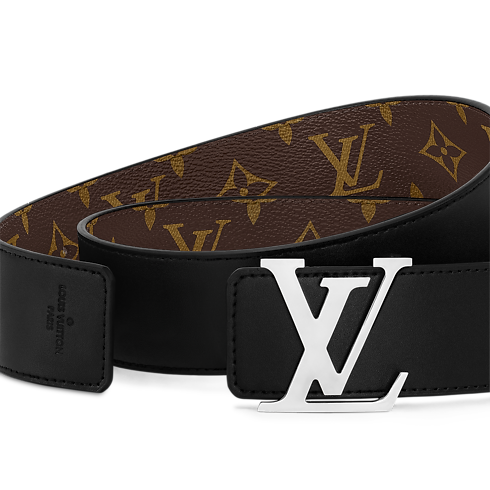 Cinturón Monogram reversible LV Initiales Lona Monogram Macassar Regalos Regalos de San Valentín para él } | LOUIS VUITTON (Zoom de producto)