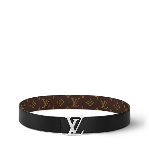 Cinturón Monogram reversible LV Initiales Lona Monogram Macassar Regalos Regalos de San Valentín para él } | LOUIS VUITTON (Zoom de producto)