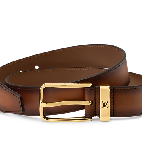 Cinturón patinado Pont Neuf de 3,5 cm Hombre Accesorios Cinturones | LOUIS VUITTON (Zoom de producto)