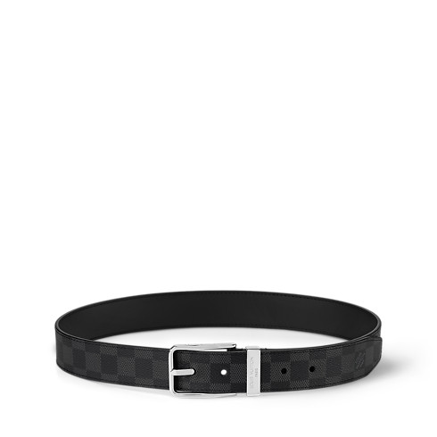 Cinturón Pont Neuf de 3,5 cm Lona Damier Graphite Hombre Accesorios Cinturones | LOUIS VUITTON (Zoom de producto)