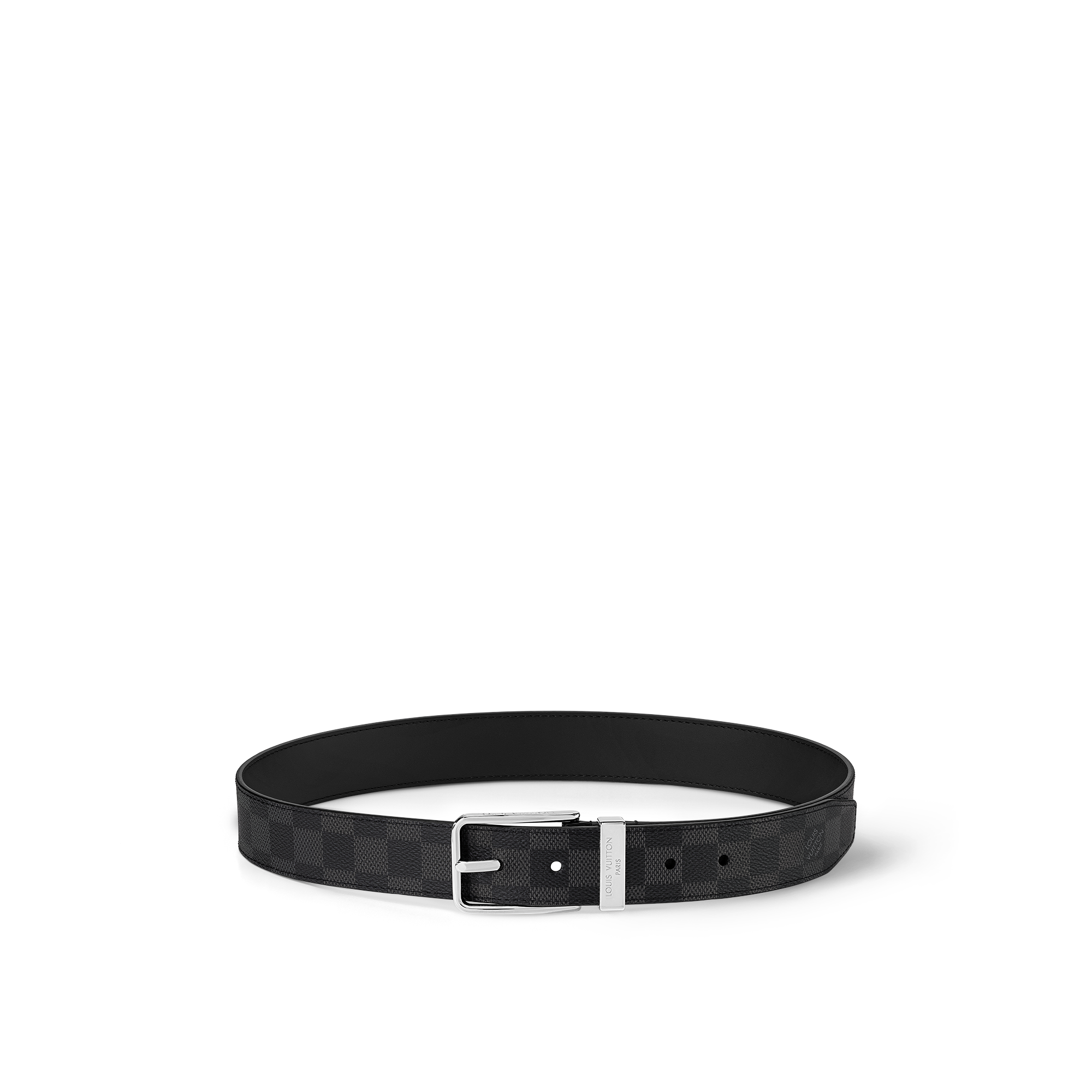 Cinturón Pont Neuf de 3,5 cm Lona Damier Graphite Hombre Accesorios Cinturones | LOUIS VUITTON (Zoom de producto)
