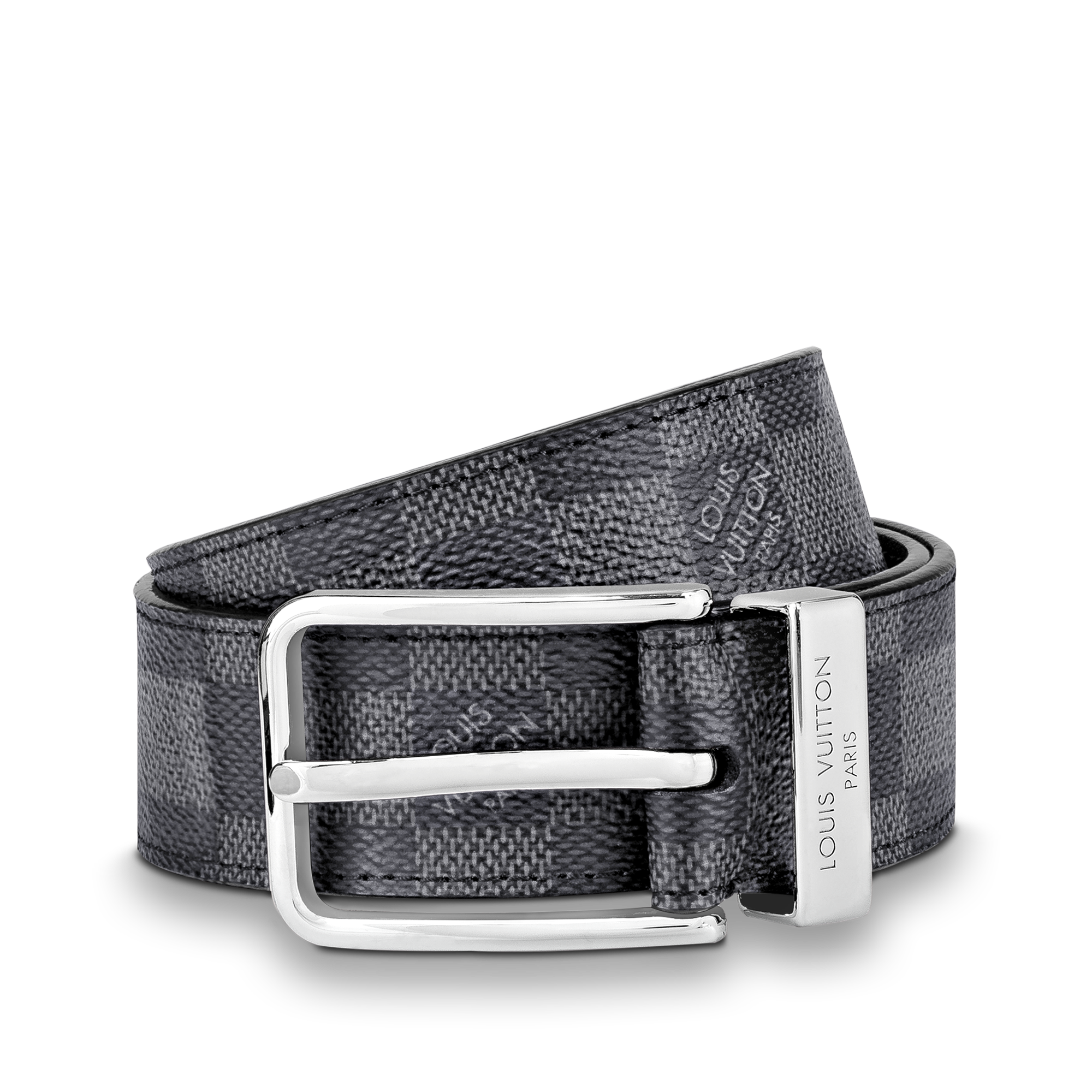 Cinturón Pont Neuf de 3,5 cm Lona Damier Graphite Hombre Accesorios Cinturones | LOUIS VUITTON (Zoom de producto)