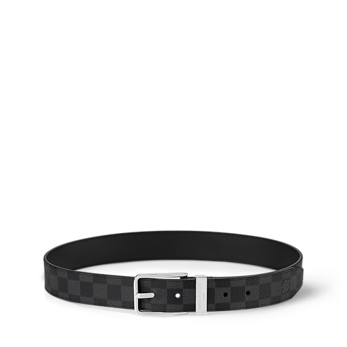 Cinturón Pont Neuf de 3,5 cm Lona Damier Graphite Hombre Accesorios Cinturones | LOUIS VUITTON (Zoom de producto)