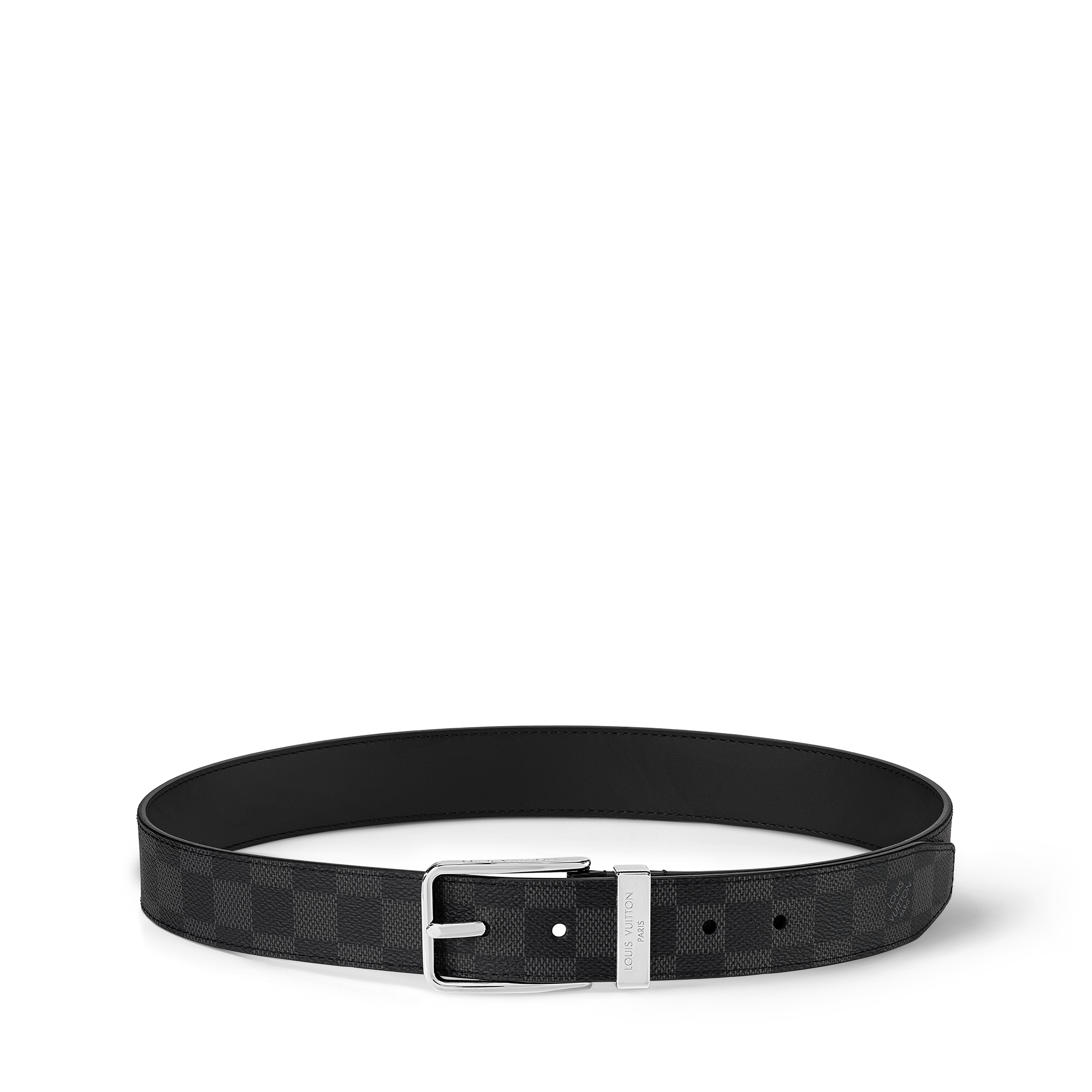 Cinturón Pont Neuf de 3,5 cm Lona Damier Graphite Hombre Accesorios Cinturones | LOUIS VUITTON (Zoom de producto)