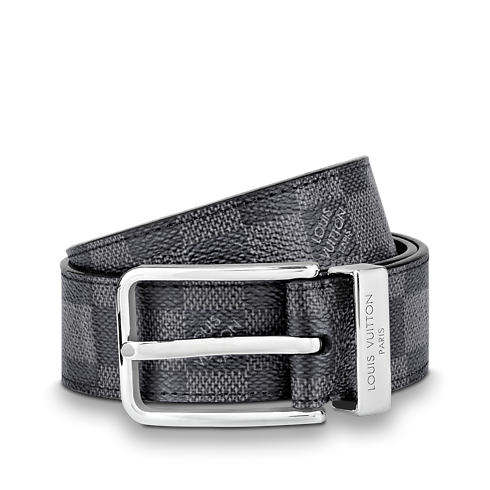 Cinturón Pont Neuf de 3,5 cm Lona Damier Graphite Hombre Accesorios Cinturones | LOUIS VUITTON (Zoom de producto)