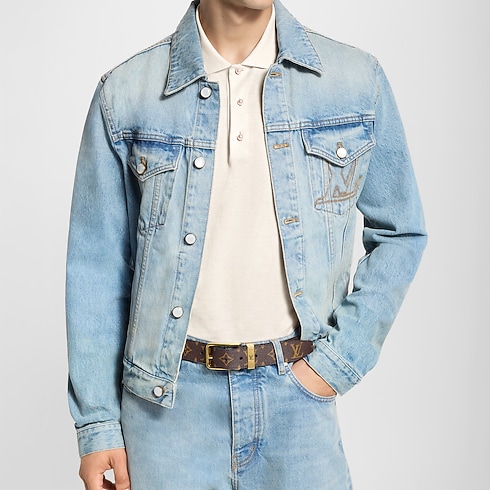 Cinturón Pont Neuf Monogram de 3,5 cm Hombre Accesorios Cinturones | LOUIS VUITTON (Zoom de producto)