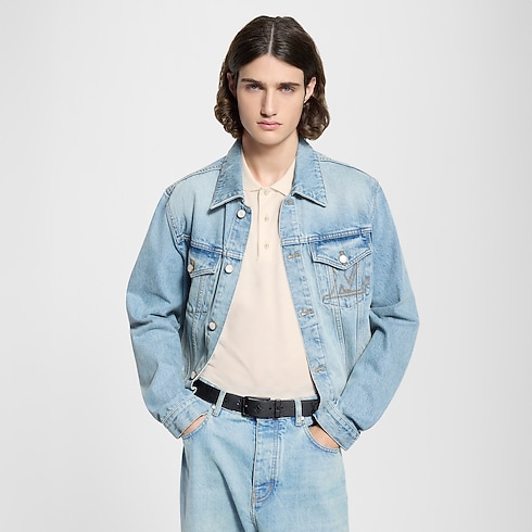 Cinturón Pont Neuf Taurillon Monogram de 3,5 cm Hombre Accesorios Cinturones | LOUIS VUITTON (Zoom de producto)