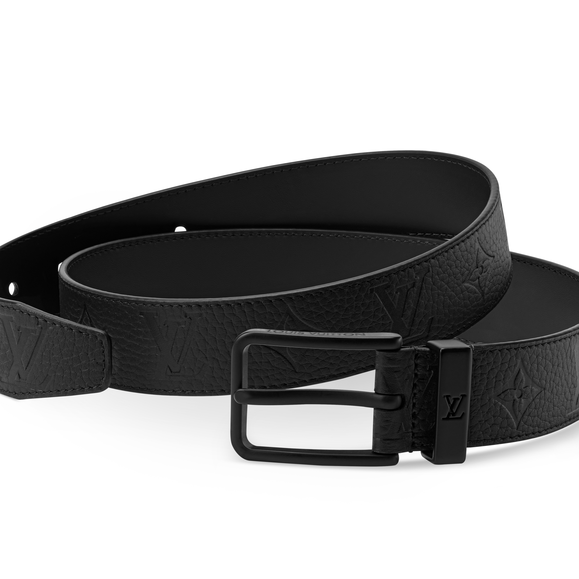 Cinturón Pont Neuf Taurillon Monogram de 3,5 cm  Hombre Accesorios Cinturones | LOUIS VUITTON (Zoom de producto)