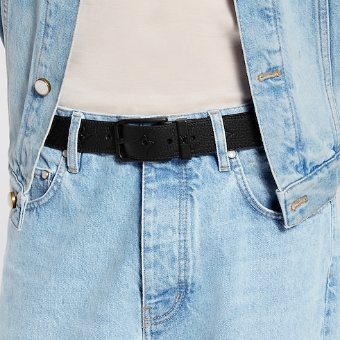 Cinturón Pont Neuf Taurillon Monogram de 3,5 cm Hombre Accesorios Cinturones | LOUIS VUITTON (Zoom de producto)