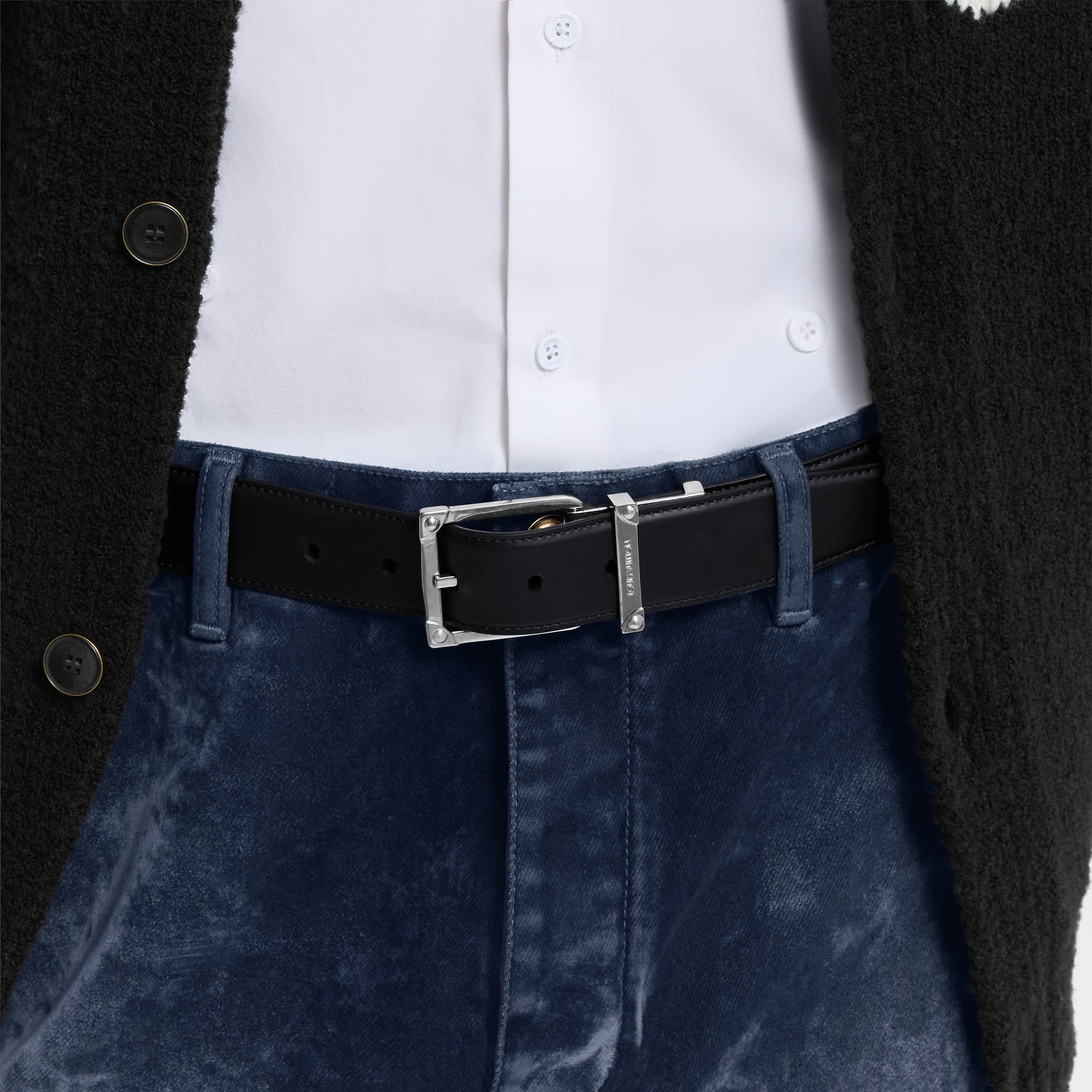 Cinturón reversible Corner Pin de 3,5 cm  Hombre Accesorios Cinturones | LOUIS VUITTON (Zoom de producto)