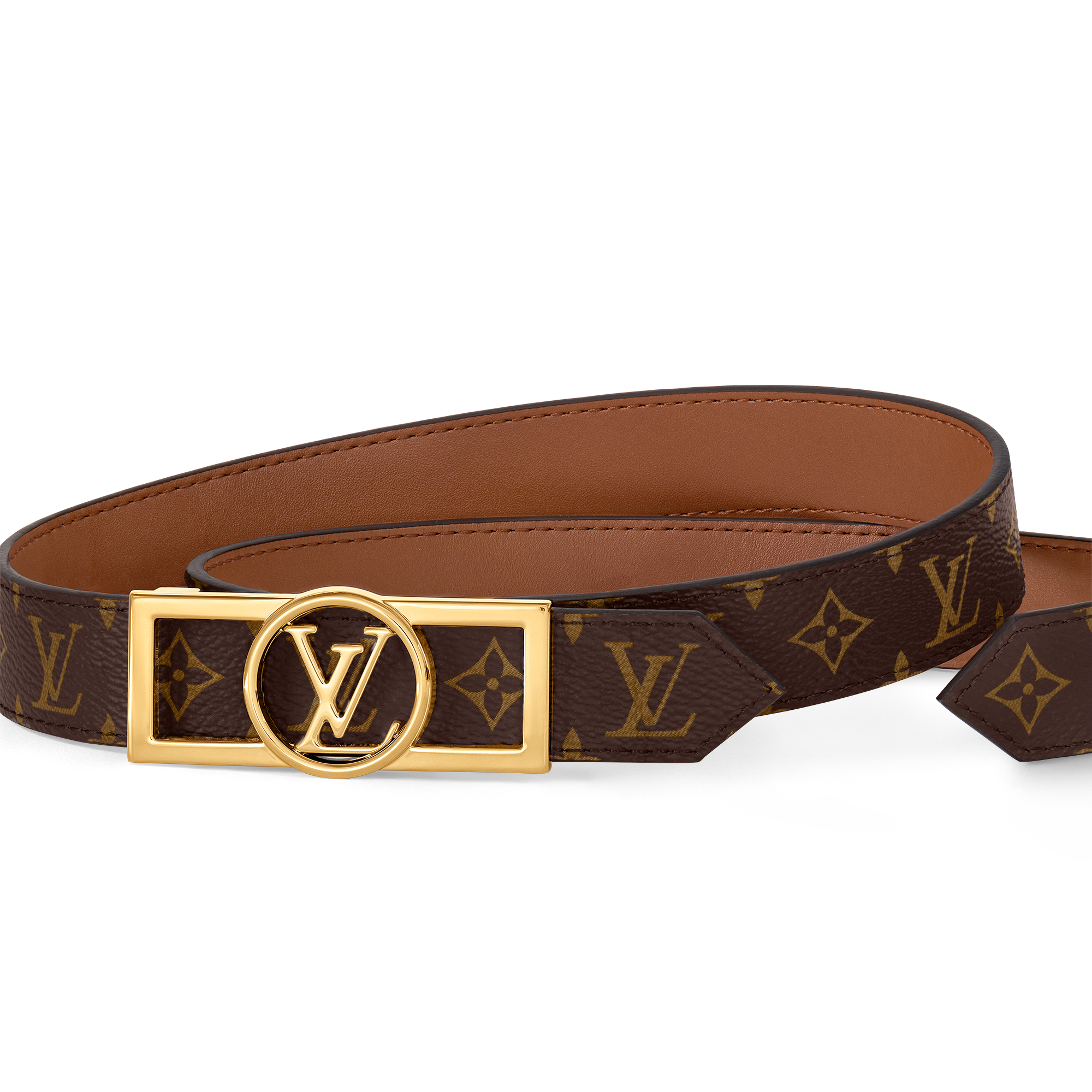 Cinturón reversible Dauphine de 2,5 cm Lona Monogram Mujer Accesorios Cinturones | LOUIS VUITTON (Zoom de producto)