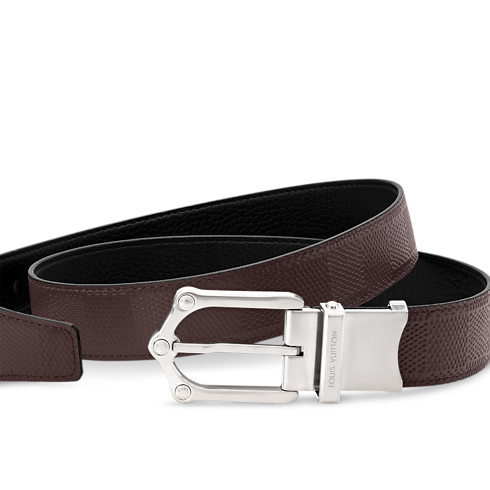 Cinturón reversible Frog de 3 cm Hombre Accesorios Cinturones | LOUIS VUITTON (Zoom de producto)