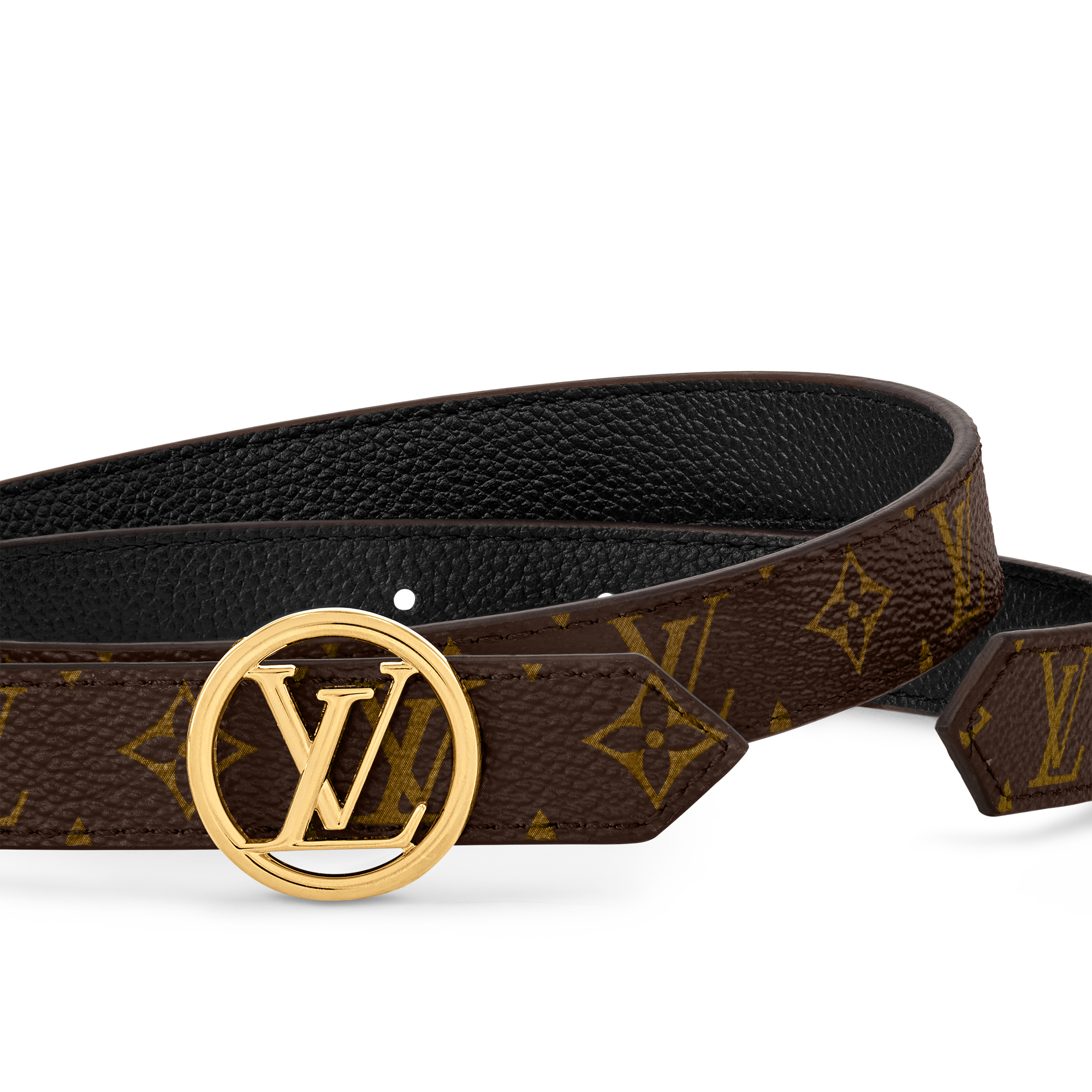 Cinturón reversible LV Circle de 2 cm Lona Monogram Mujer Accesorios Cinturones | LOUIS VUITTON (Zoom de producto)
